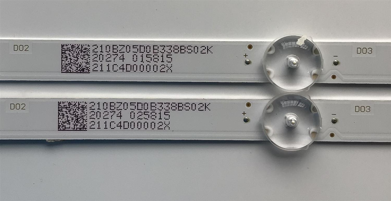 KIT DE LED'S PARA TV VIZIO (2 PIEZAS) / NUMERO DE PARTE CEJJ-LB238Z-5S1P-M3030-A / 210BZ05D0B338BS02K / 211C4D00002X / PANEL  - Imagen 2