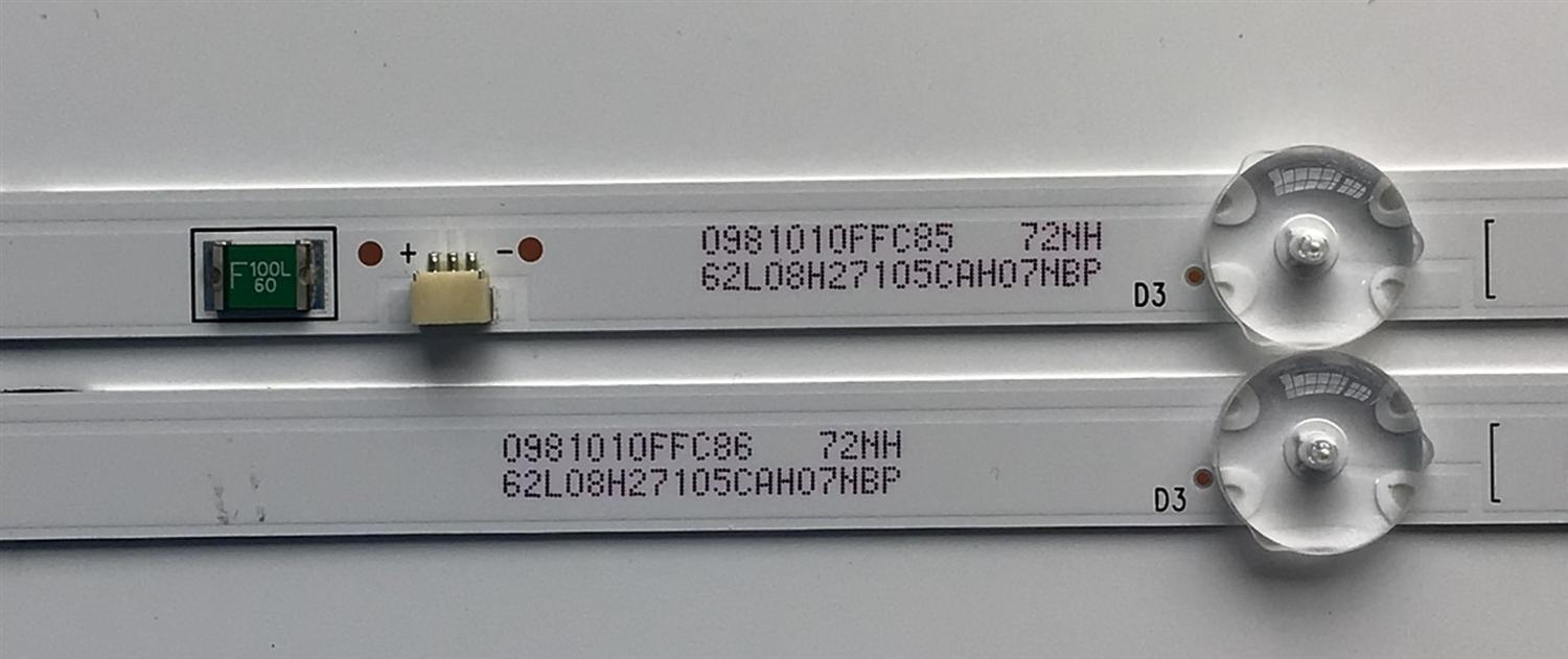 KIT DE LED'S PARA TV SAMSUNG (2 PIEZAS) / NUMERO DE PARTE BP32HD3030020502K / CRH-BP32HD3030020502K-A-REV1.1 / CRH-BP32HD3030020502K-B-REV1.1 / 62L8H27105CAH07NBP / 223862 / 0981010FFC85 / PANEL PT320AT03.3-XC-1 / MODELO UN32M4500BF  - Imagen 3