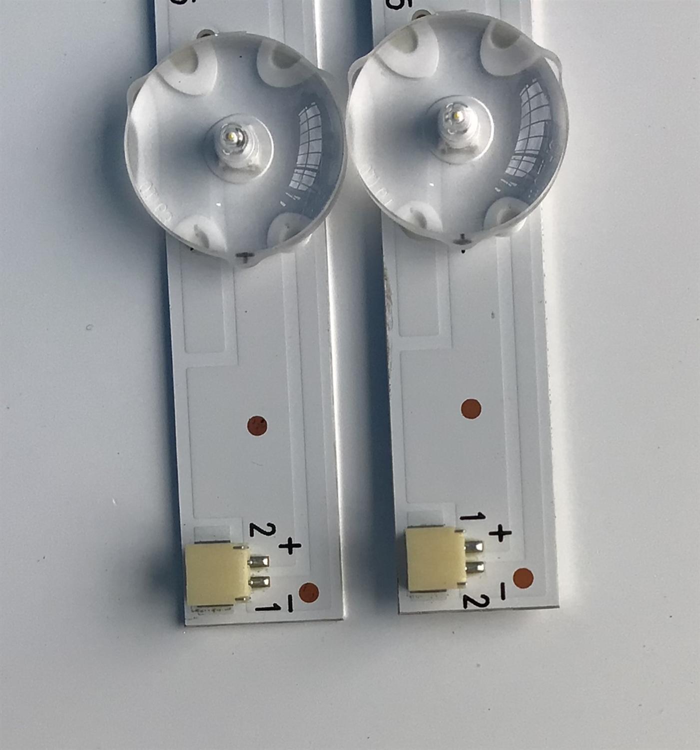 KIT DE LED'S PARA TV SAMSUNG (2 PIEZAS) / NUMERO DE PARTE BP32HD3030020502K / CRH-BP32HD3030020502K-A-REV1.1 / CRH-BP32HD3030020502K-B-REV1.1 / 62L8H27105CAH07NBP / 223862 / 0981010FFC85 / PANEL PT320AT03.3-XC-1 / MODELO UN32M4500BF  - Imagen 2
