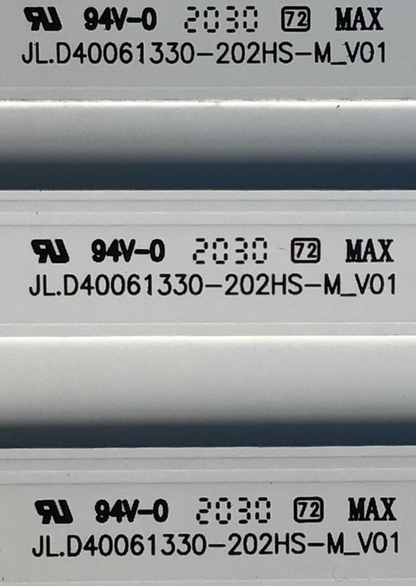 KIT DE LED'S PARA TV VIZIO (3 PIEZAS) / NUMERO DE PARTE JL.D40061330-202HS-M / JL.D40061330-202HS-M_V01 / 6C01B001L6200 / PANEL V400DJ2-D03 / MODELO V405-H19 - Imagen 2