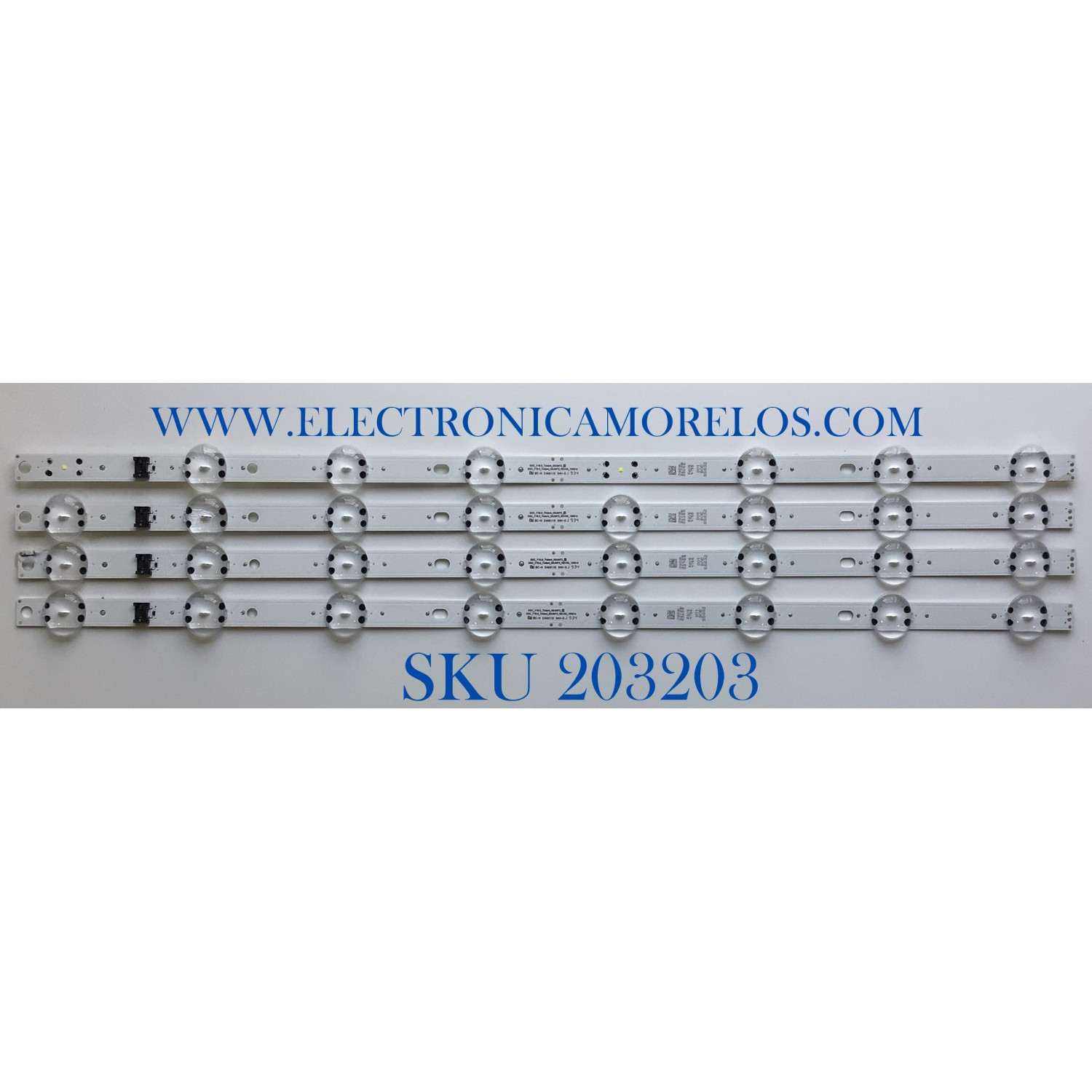 KIT DE LED'S PARA TV LG (4 PIEZAS) / NUMERO DE PARTE EAV64755801 / SSC_Y19_Trident_55UM73_S / SSC_Y19_Trident_55UM73_REV00_190614 / PANEL  NC550DQG-ABX1 / MODELOS 55UM7300PUA / 55UN7300PUF.BUSFLKR