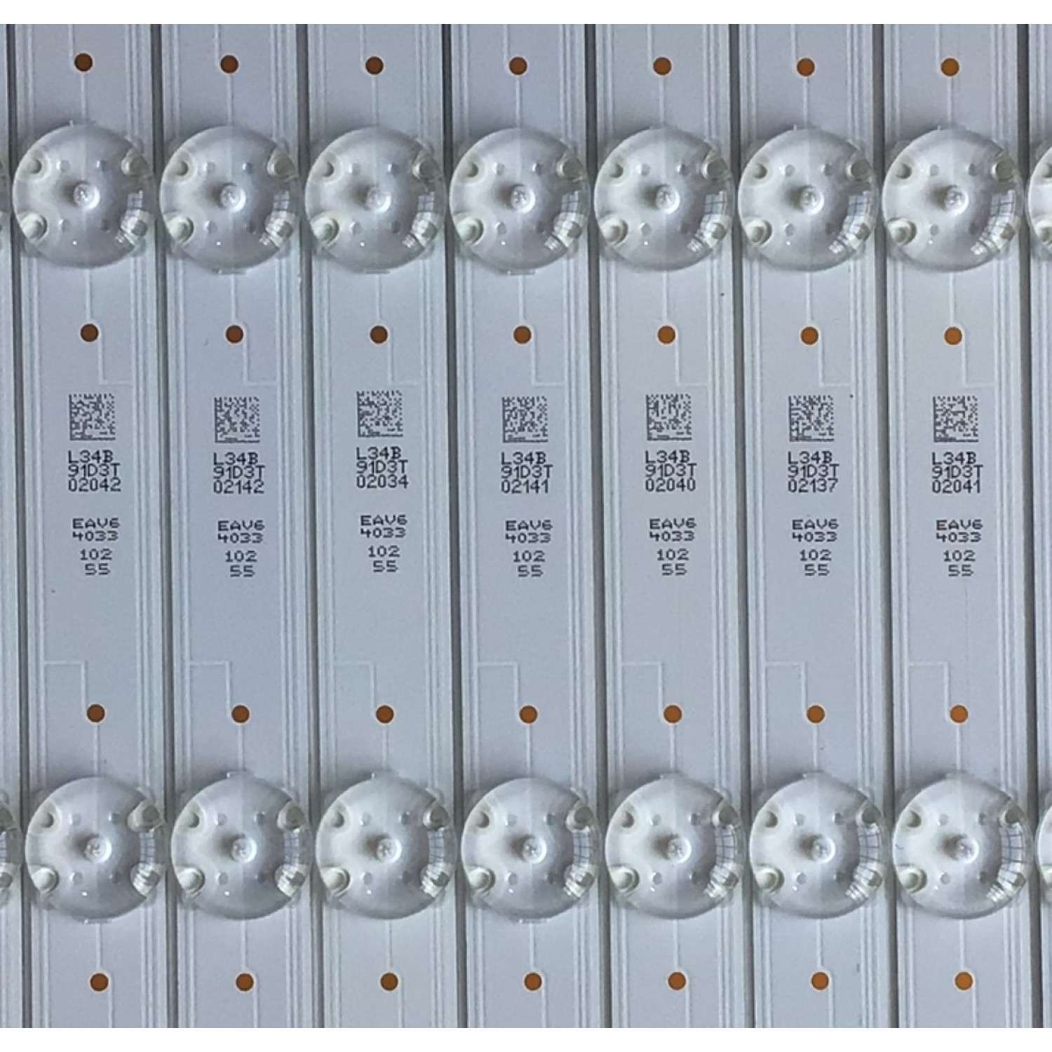 KIT DE LED'S PARA TV LG (20 PIEZAS) / NUMERO DE PARTE EAV64033102 / 55SK85-8LED-180521 / PANEL HC550DQB-SLUA5-212X / MODELO 55SM9000PUA - Imagen 3