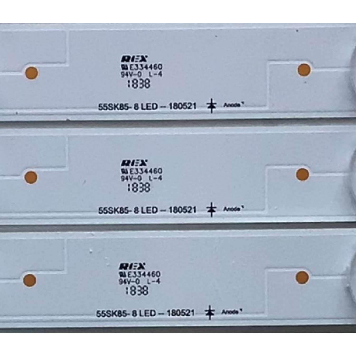 KIT DE LED'S PARA TV LG (20 PIEZAS) / NUMERO DE PARTE EAV64033102 / 55SK85-8LED-180521 / PANEL HC550DQB-SLUA5-212X / MODELO 55SM9000PUA - Imagen 4