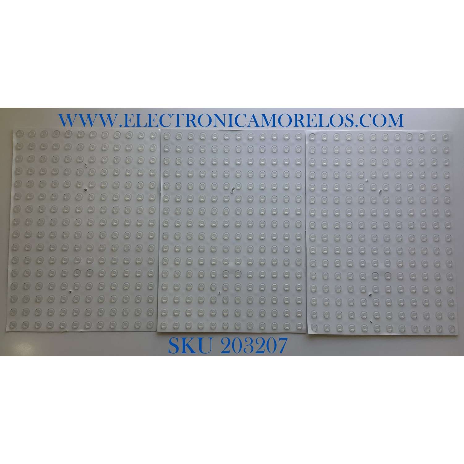 KIT DE LED'S PARA TV SAMSUNG (10 PIEZAS) / NUMERO DE PARTE BN97-16710A / LS01  SK 1B2 / 010216720357 / K058F-230B / PANEL CY-TT075JMLV4H / MODELO QN75Q800TAFXZA