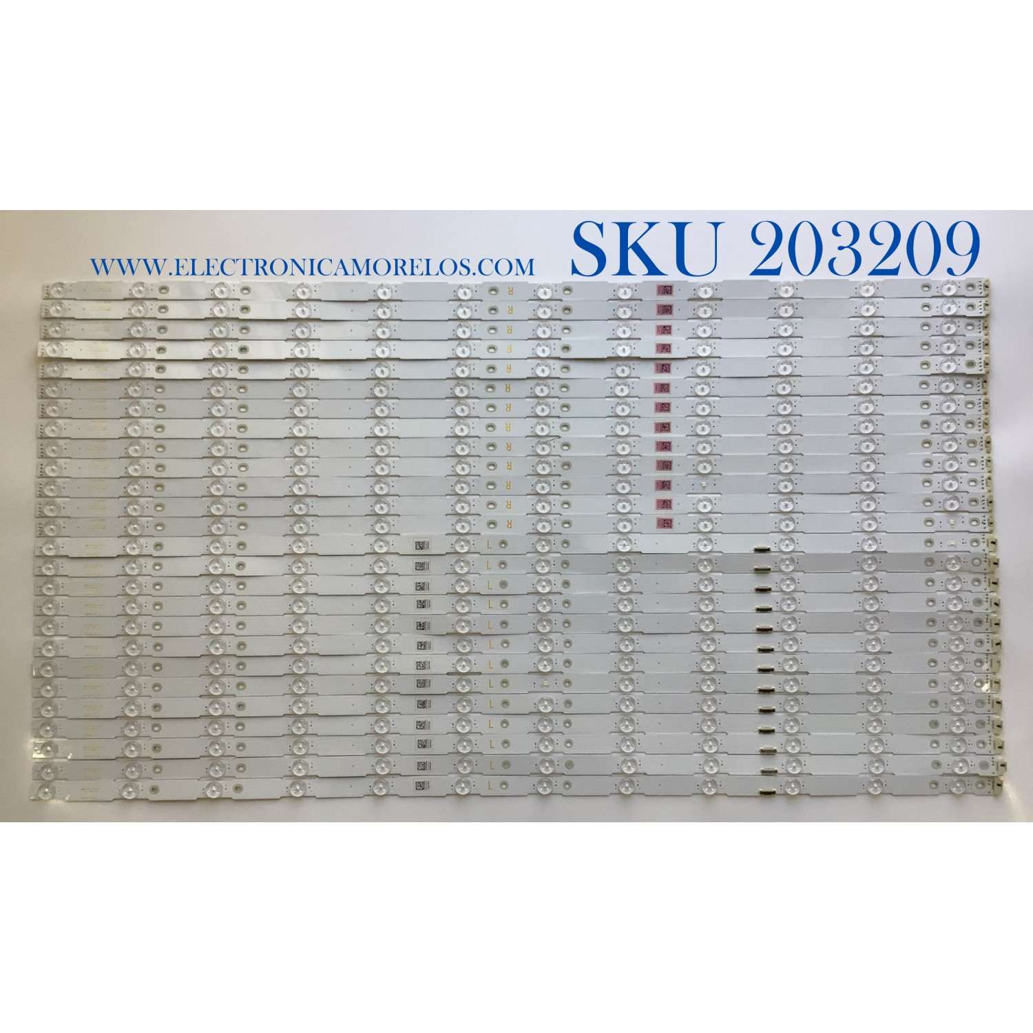 KIT DE LED'S PARA TV SAMSUNG (26 PIEZAS) / NUMERO DE PARTE LB85005 / LB85005 V1 03 / LB85005 V0 02 / 3HC12HC12 / JX85T06005 / PANEL T850QVF03.0 / T850QVF03.1 / MODELO XBR-85X900F / XBR85X900F  