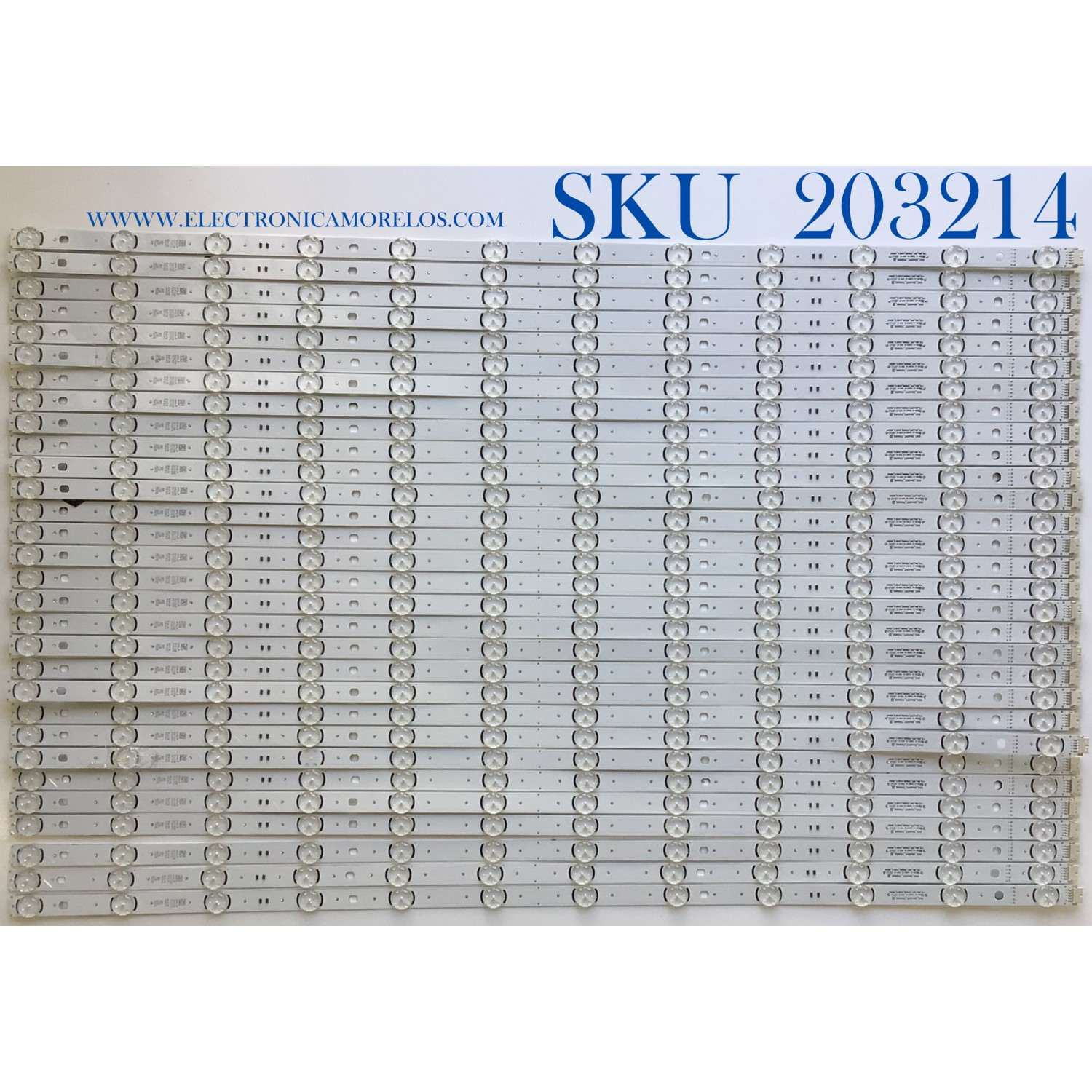 KIT DE LED'S PARA TV LG (30 PIEZAS) / NUMERO DE PARTE EAV64593001 / SSC_SLIMDRT_75SM90_S / Y19_SLIM_DRT_75SM90_CASE K_180904 / PANEL NC750DQD-AAHH1 / MODELOS  75SM9070PUA / 75SM9070PUA.BUSYLJR / 75UN6950ZUD