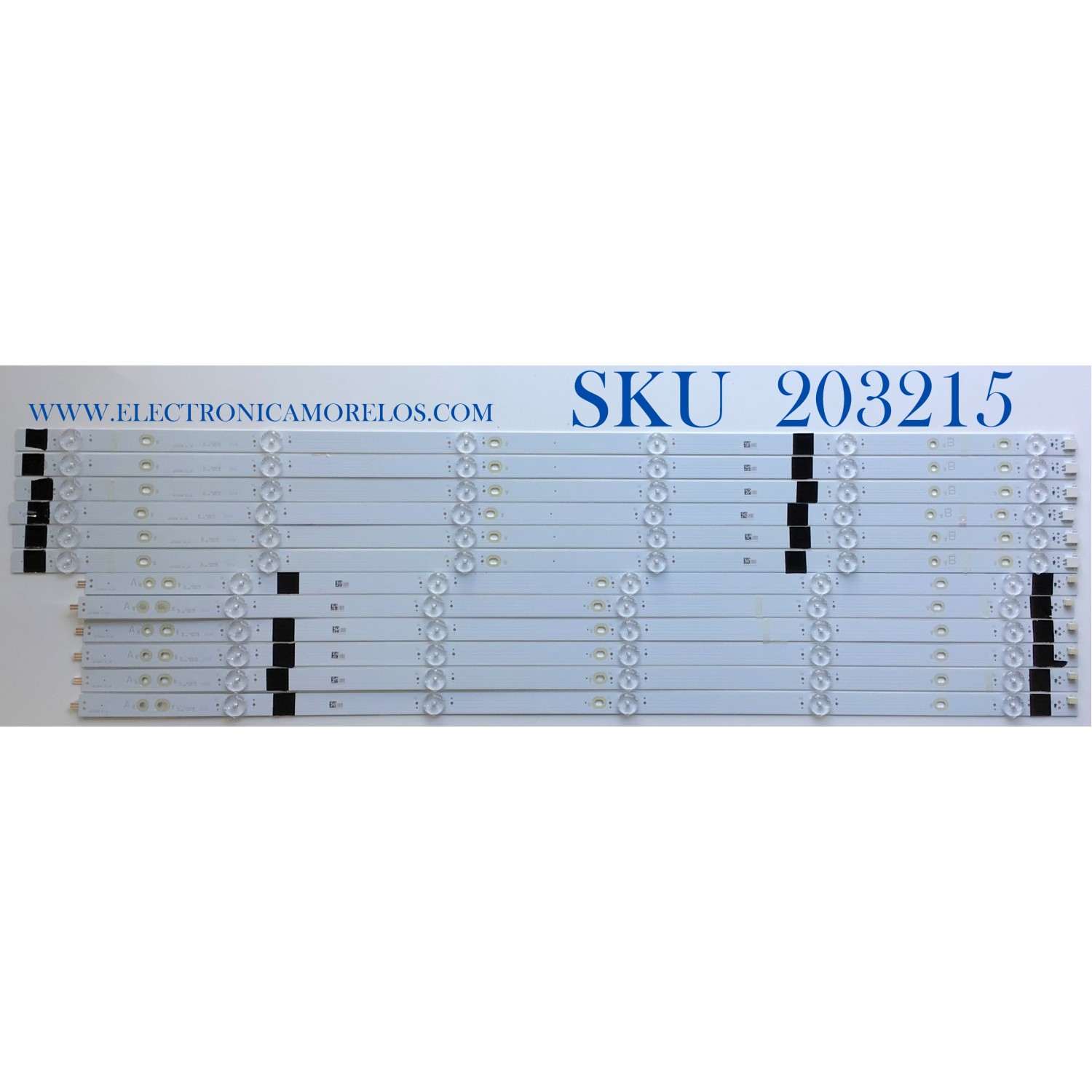  KIT DE LED'S PARA TV SHARP / VIZIO (12 PIEZAS) / NUMERO DE PARTE LB7000D / LB7000D V0_00 / LB7000D V1_00 / PANEL SD700DUS-4 / MODELOS 4T-C70BK2UD / V705-G3  LFTRYSLW