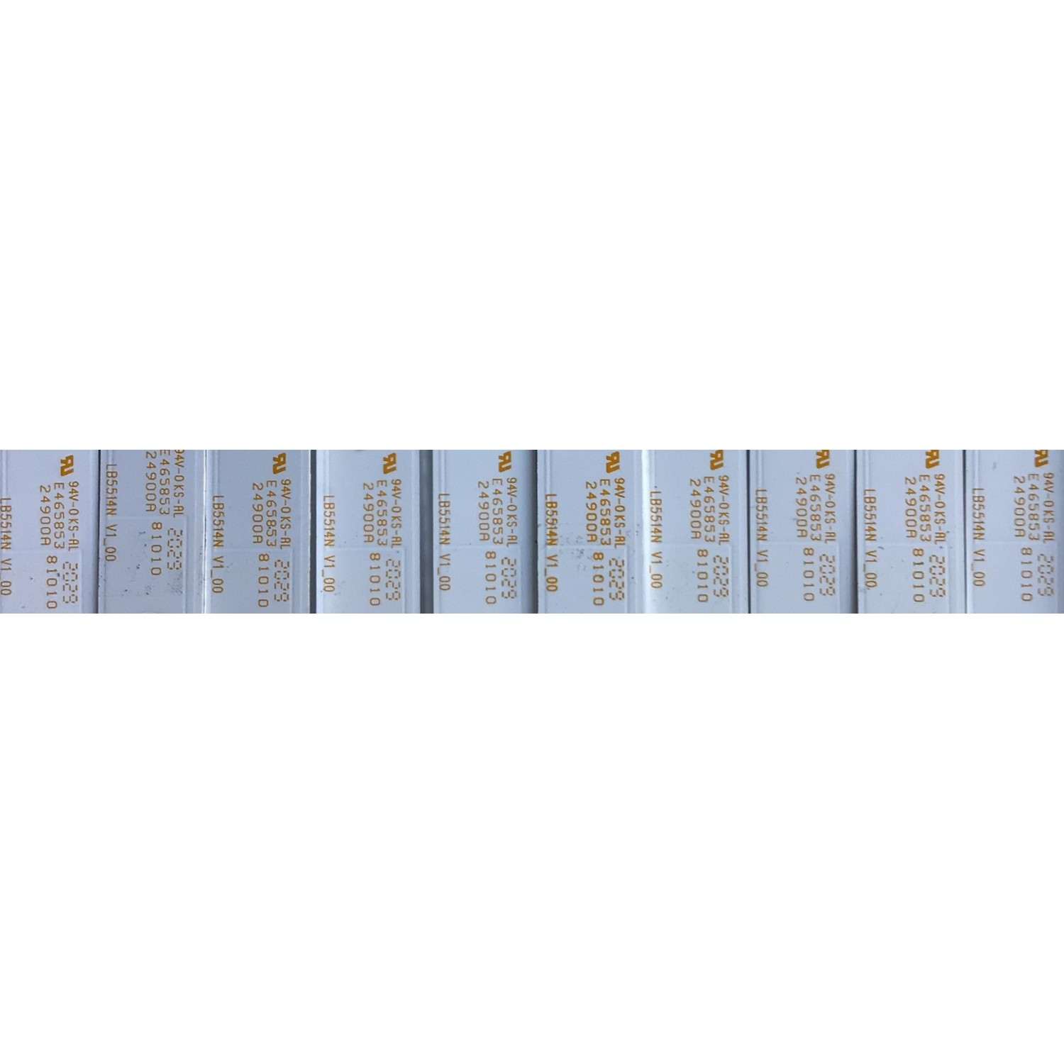 KIT DE LED'S PARA TV VIZIO (20 PIEZAS) / NUMERO DE PARTE LB5514N / LB5514N V0_00 / LB5514N V1_00 / 300F3000003M / 210BZ12DLB339CM03L / 210BZ06DRB339CM03L / PANEL TPT550U1-QVN05.U REV:S5DB1J / MODELOS M55Q7-H1 / M55Q7-H1 LTCWZXKW    - Imagen 2