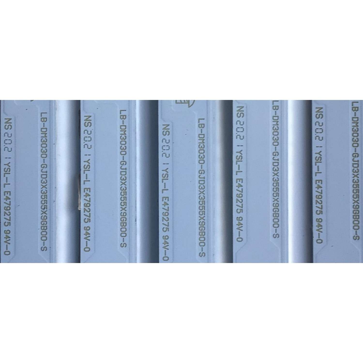 KIT DE LED'S PARA TV (5 PIEZAS) / NUMERO DE PARTE LB-DM3030-GJD3X555X9GB00-S / 210BZ09D0B334BM07X / 44T4T47GEJ8N / 55BB00 / PANEL TPT550U1-QVN05.U / MODELO NS-55710NA21 - Imagen 3