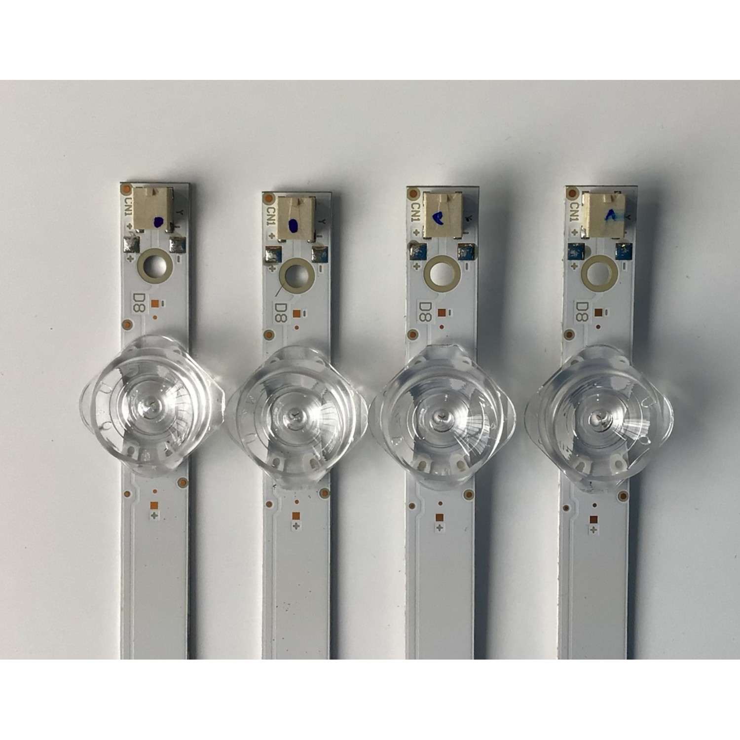 KIT DE LED'S PARA TV VIZIO (4 PIEZAS) / NUMERO DE PARTE LBM500M0801-AAG-4 / EVERLIGHT LBM500M0801-AAG-4(HF)(0) / JL.D50081330-202DS-M / JL.D50081330-202DS-M_V01 / PANEL V500DJ6-D03 REV.CB / MODELO V505-H19 / V505-H9 / V505-H19 LIAIZBNW / V505-H9 LIAIZBKW  - Imagen 2