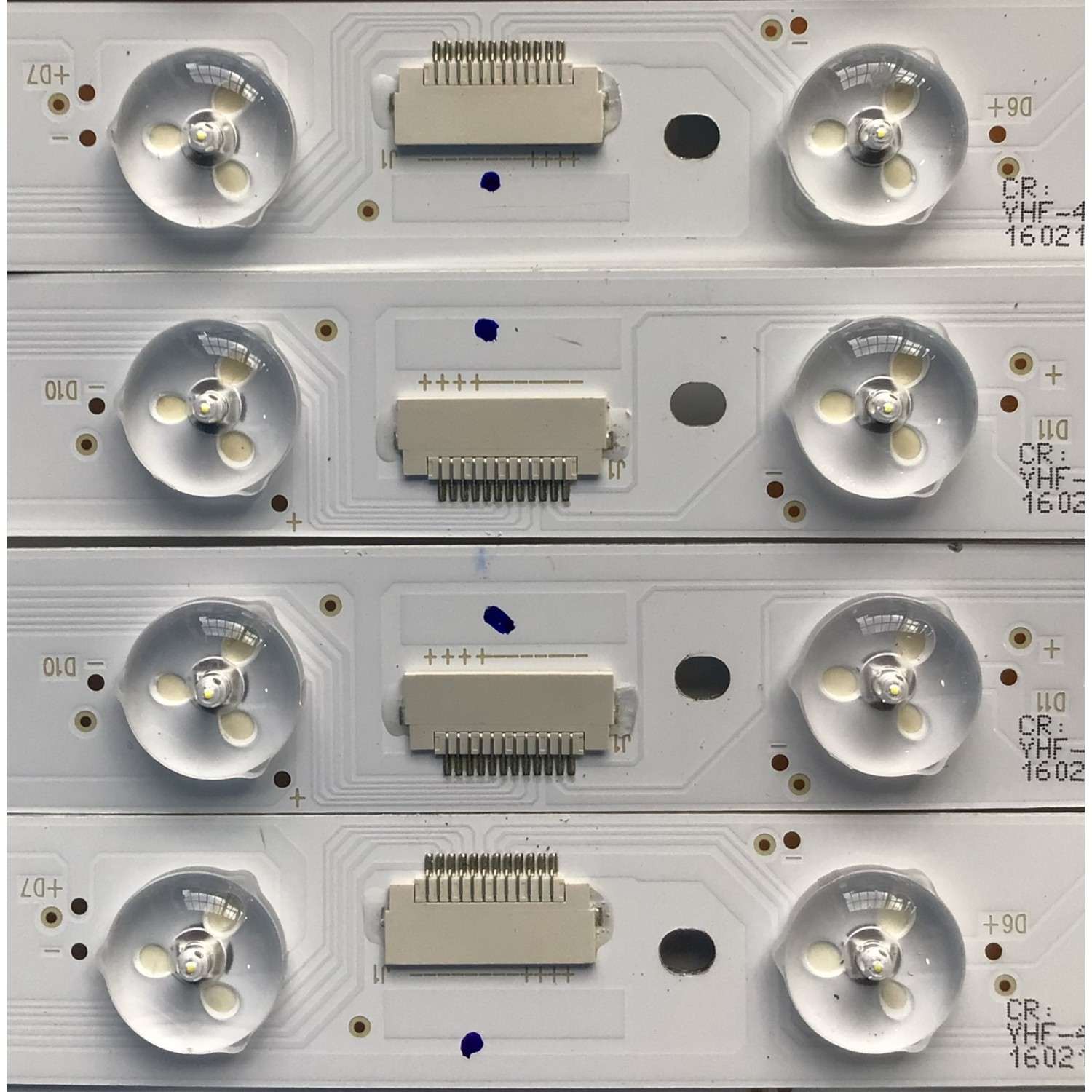 KIT DE LED'S PARA TV TCL (20 PIEZAS) / NUMERO DE PARTE TCL-75R6_LD_L-3030-LX20180911 / YHF-4C-LB7516-YH02J / TCL-75R6_LD_L-3030-LX20180911 VER.3 / PANEL LVU750NDBL / MODELO 75R615 - Imagen 3