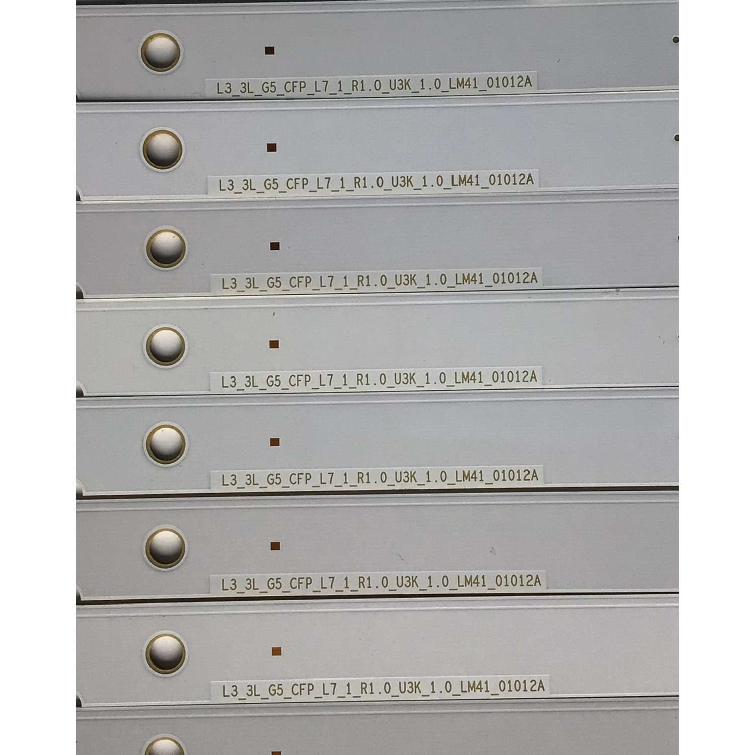 KIT DE LED'S PARA TV SONY (16 PIEZAS) / NUMERO DE PARTE L3_3L_G5_CFP_R6_1_R1.0/L3_3L_CFP_L7_1_R1.0 / LM41-01011A / LM41-01012A / L3_3L_G5_CFP_R6_1_R1.0_U3K_1.0 / L3_3L_G5_CFP_L7_1_R1.0_U3K_1.0 / PANEL YSAF075CNU01 / MODELO KD75X750H / KD-75X750H - Imagen 4