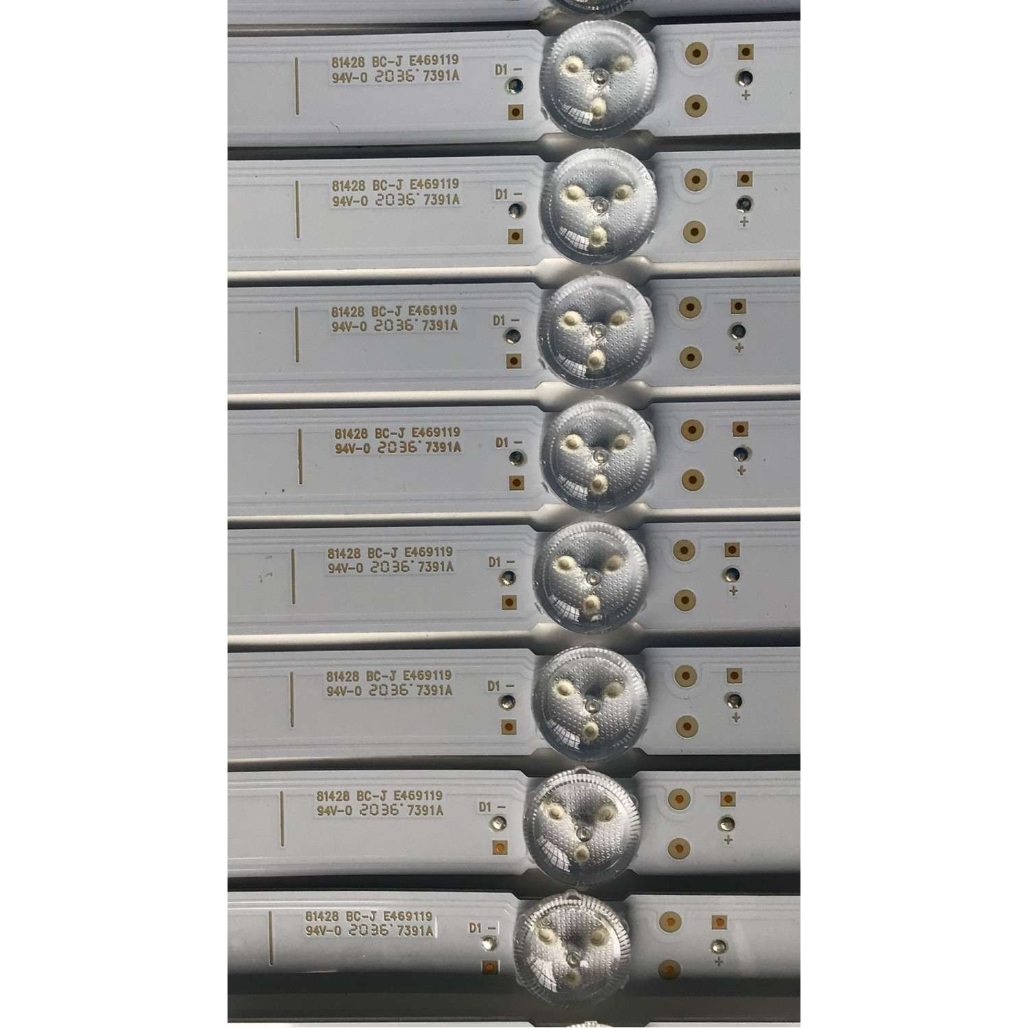 KIT DE LED'S PARA TV SONY (20 PIEZAS) / NUMERO DE PARTE LB8500C / LB8500C V0_01 / 8500C00001 / PANEL YDAF085DNU01 / MODELO XBR-85X900H / XBR85X900H - Imagen 3