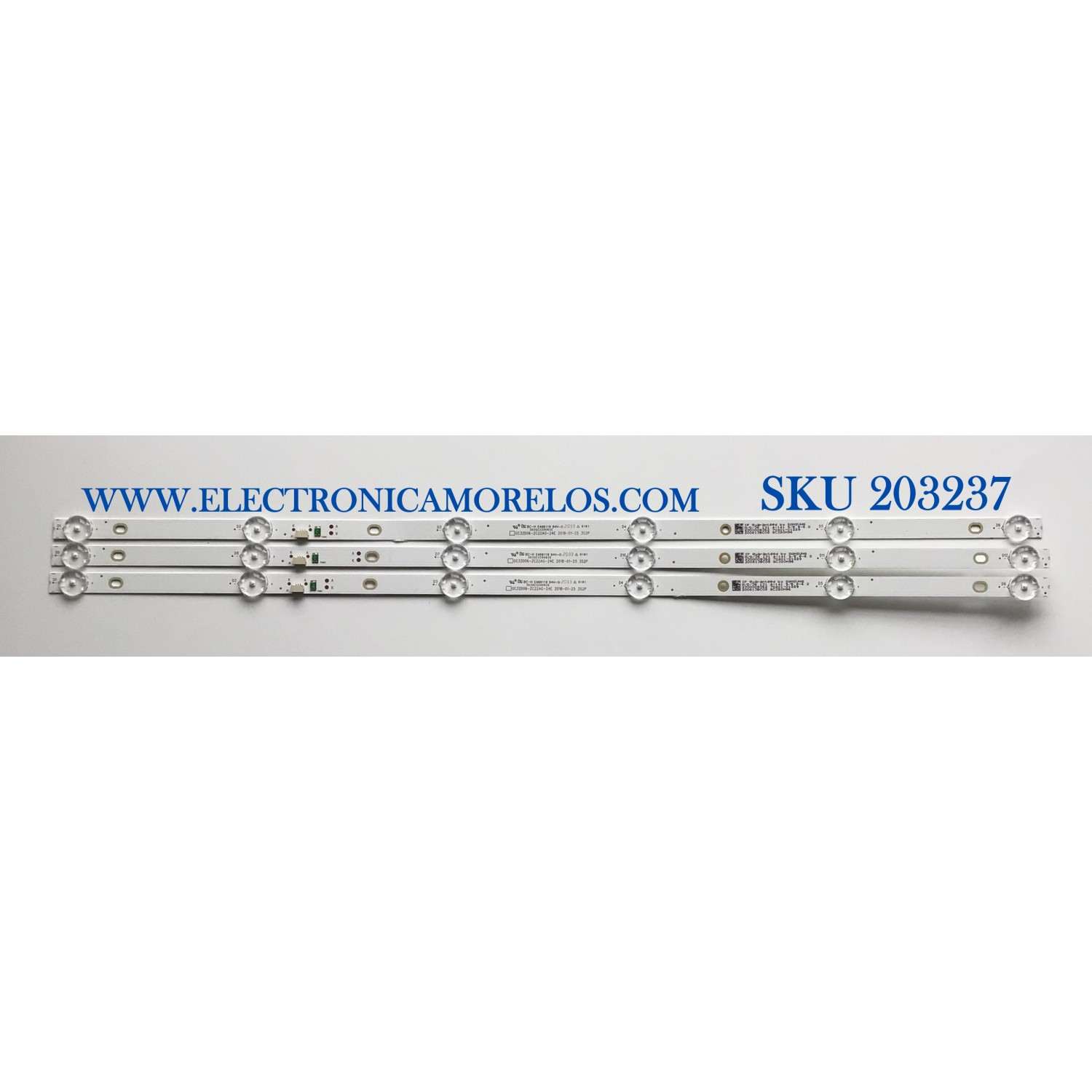 KIT DE LED'S PARA TV SAMSUNG (3 PIEZAS) / NUMERO DE PARTE 303GC320062E / GC32D06-ZC22AG-24E / 200813BC08 / GC320M96 / PANEL BOEI 320WX1 / MODELO UN32M4500BF