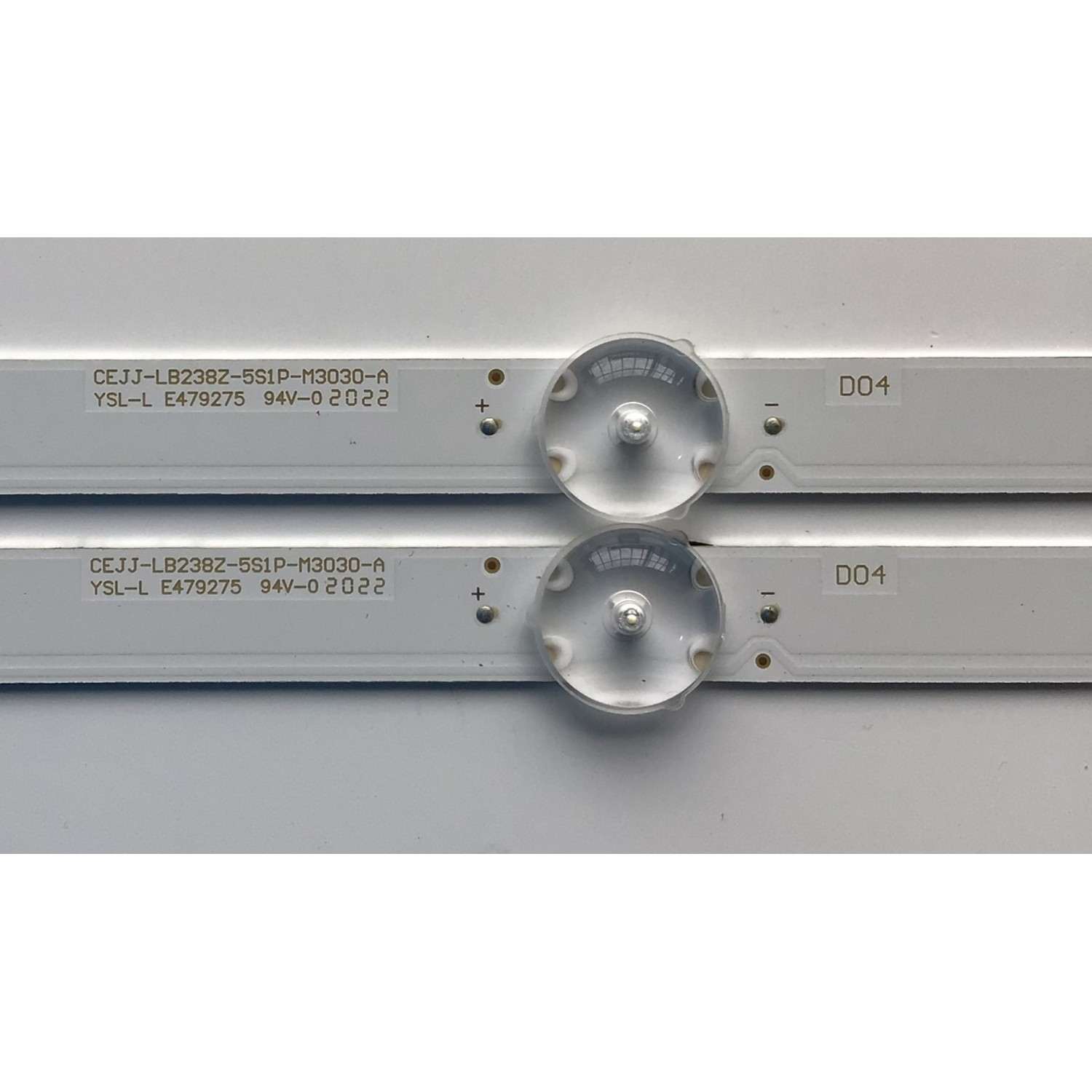 KIT DE LED'S PARA TV VIZIO (2 PIEZAS) / NUMERO DE PARTE CEJJ-LB238Z-5S1P-M3030-A / 210BZ05D0B338BS02K / 211C4D00002X / PANEL  - Imagen 3