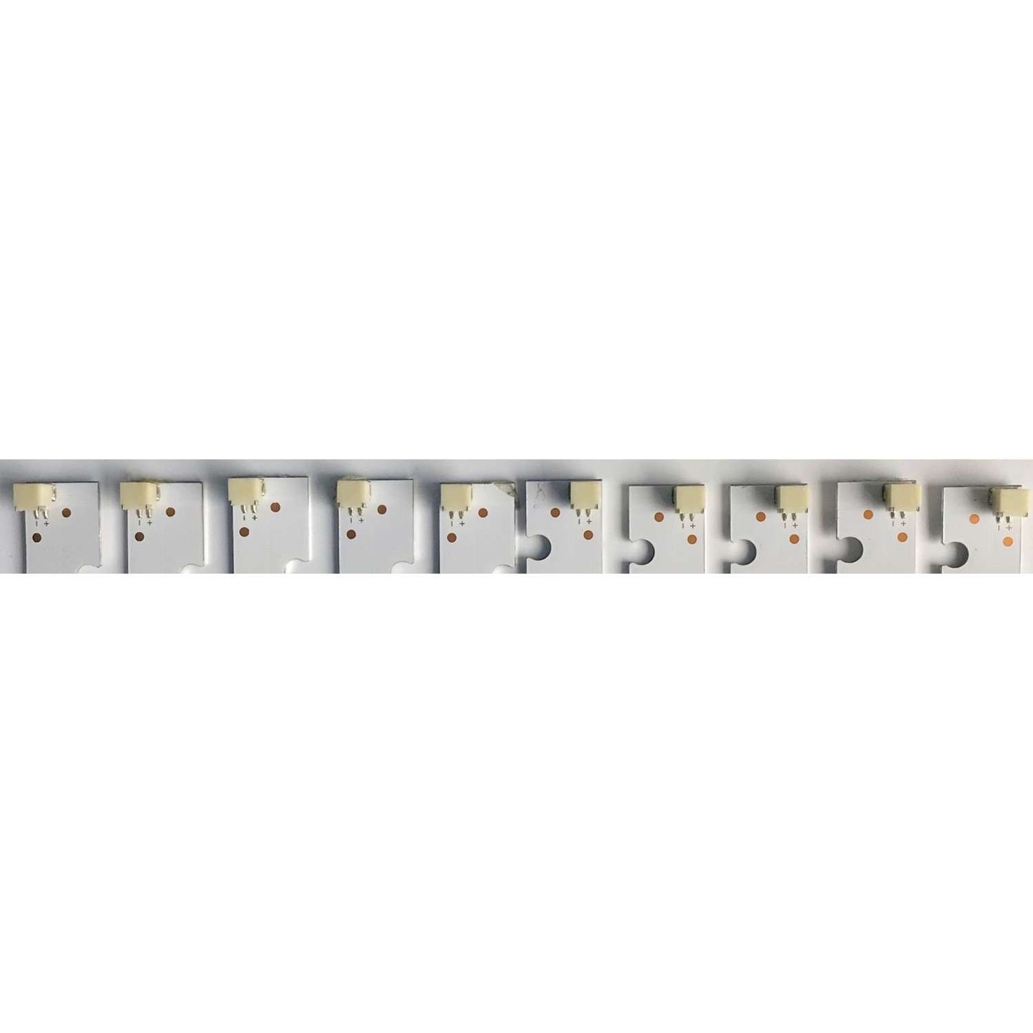 KIT DE LED'S PARA TV VIZIO (10 PIEZAS) / NUMERO DE PARTE I-5500WS80091 / I-5500WS80091-R-V2 / I-5500WS80091-L-V2 / PANEL LSC550FFN11 / MODELOS D55-F2 / D55-F2 LWZQWXKU - Imagen 2