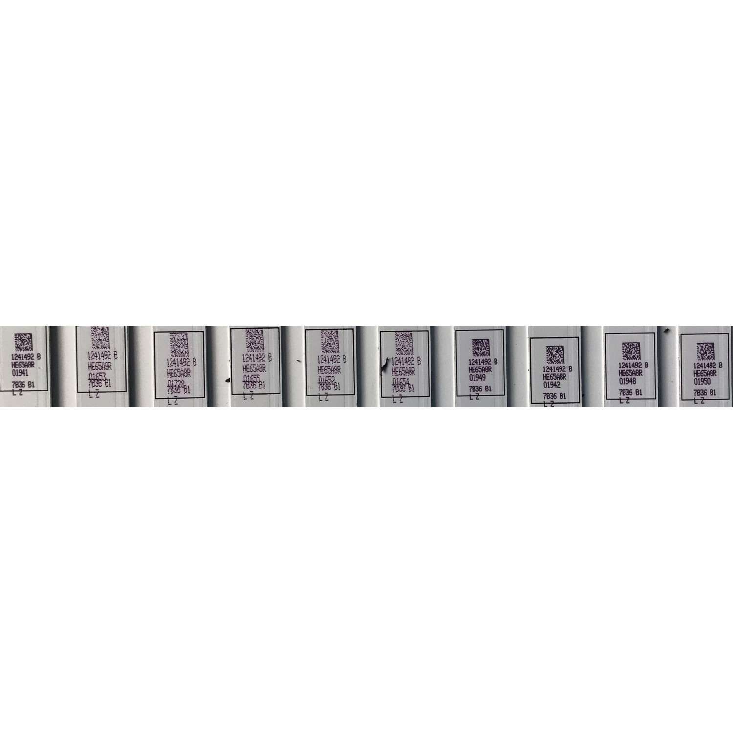 KIT DE LEDS PARA TV HISENSE ORIGINAL 10 PIEZAS / NUMERO DE PARTE LB6508H / LB6508H V0 / HD650Y1U71-T0L3-2020043001 / PANEL'S HD650Y1U71-T0L3/S0/GM/ROH / HD650Y1U71-T0L3 / MODELOS 100021261 / 65R6E4 / 65A65H / 65C350KU - Imagen 2