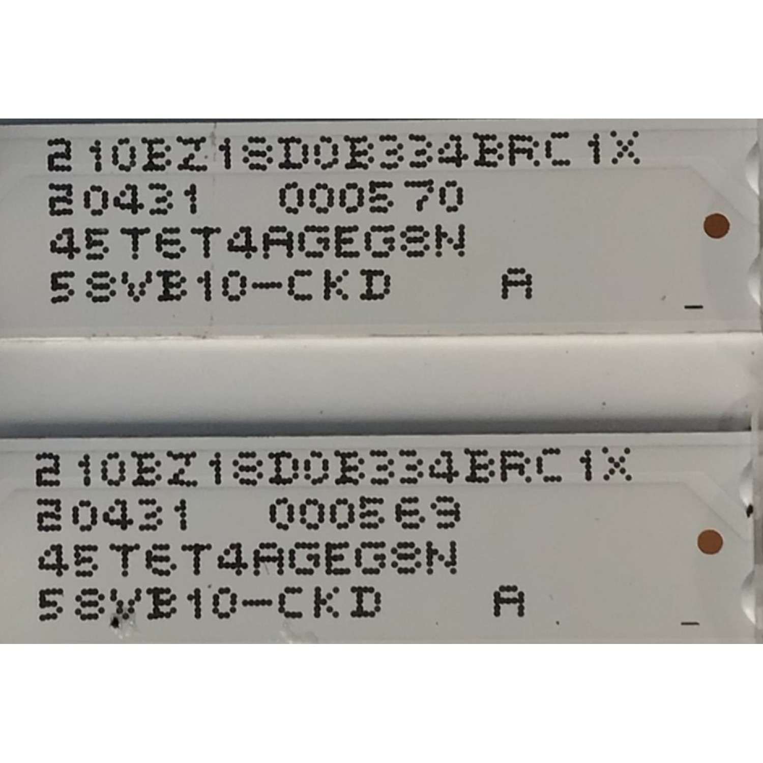 KIT DE LED'S PARA TV VIZIO (2 PIEZAS) / NUMERO DE PARTE LB-GM3030-GJVIZIO582XVB10-J / 210BZ18D0B334BRC1X / 58VB10-CKD / PANEL TPT580WR-PV7D / MODELO V585-H11      - Imagen 2
