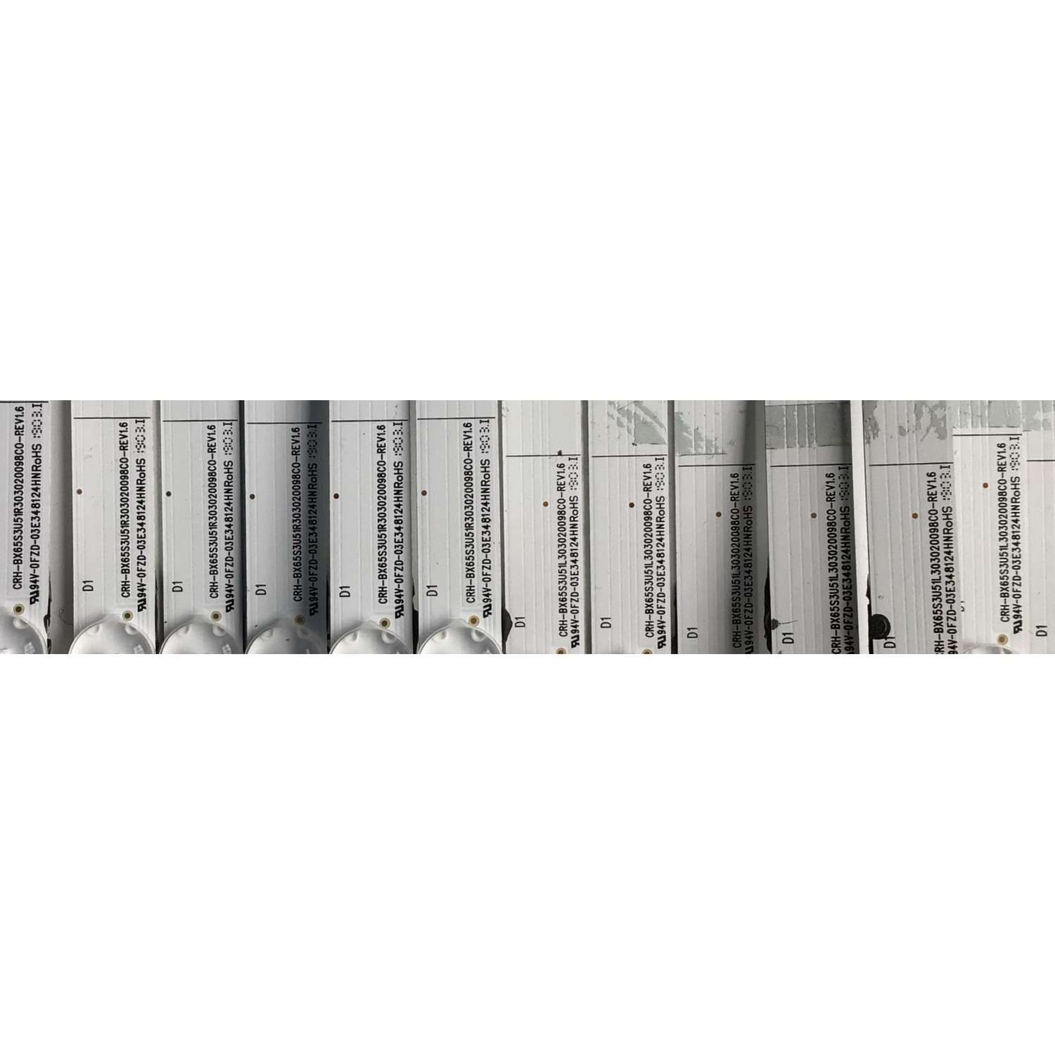 KIT DE LED'S PARA TV HISENSE (20 PIEZAS) / NUMERO DE PARTE SVH650AC5 / CRH-BX65S3U51R303020098C0-REV1.6 / CRH-BX65S3U51L303020098C0-REV1.6 / SVH650AC5-R / SVH650AC5-L / PANEL HD650V3V51-TAL3/S2/FJ/GM/ROH / MODELO 65H8F - Imagen 4