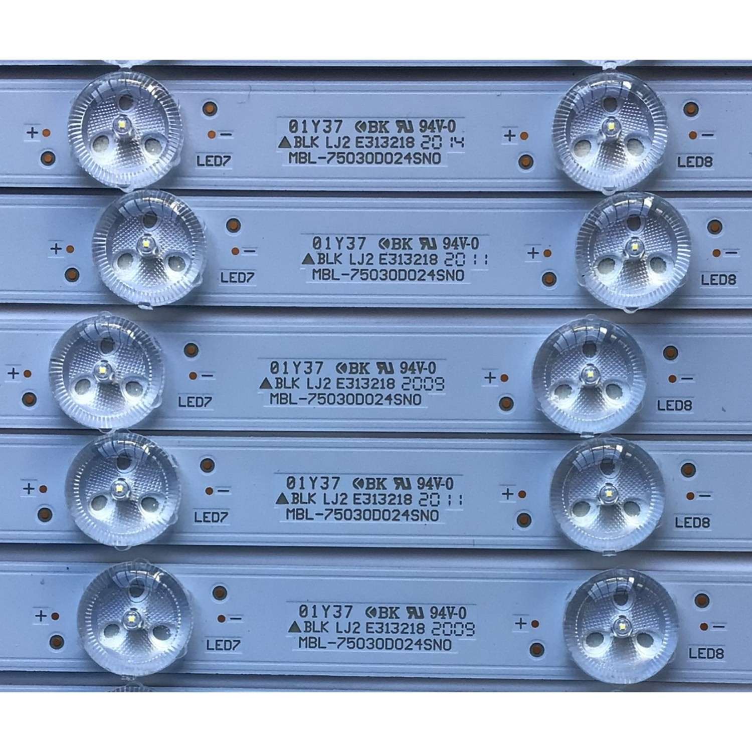KIT DE LED'S PARA TV SONY (20 PIEZAS) / NUMERO DE PARTE MBL-75030D024SN0 / U804U / P75F / CJ4T4 / PANEL YDAF075DNN01 / MODELO XBR-75X950H - Imagen 2