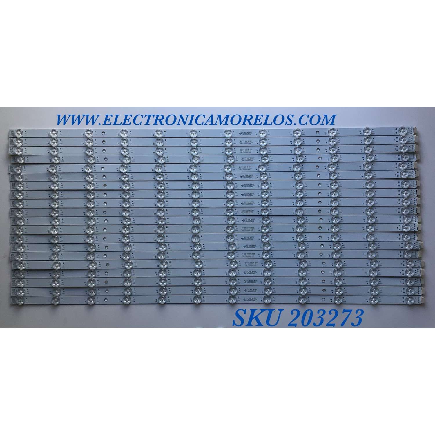 KIT DE LED'S PARA TV SONY (20 PIEZAS) / NUMERO DE PARTE MBL-75030D024SN0 / U804U / P75F / CJ4T4 / PANEL YDAF075DNN01 / MODELO XBR-75X950H