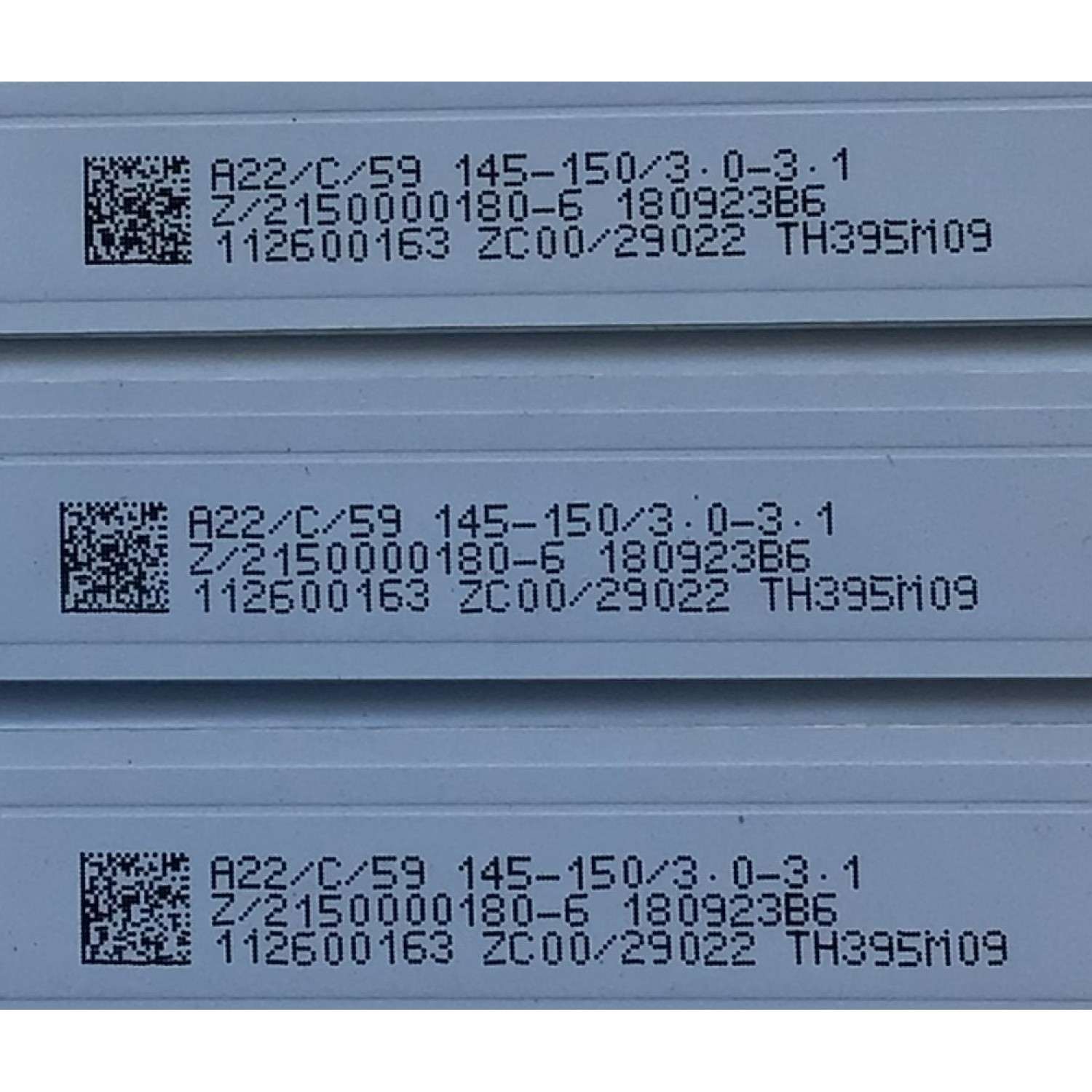 KIT DE LED'S PARA TV ELEMENT / AVGO (3 PIEZAS) / NUMERO DE PARTE 303TH395040 / TFMT395D07-ZC23AG-07 / TH395M09 / 112600163 / PANEL T395-TAF-DLED / MODELOS ELST4017 J8H0M / E2SW3918 / ELSW3917BF / NP4P0 - Imagen 3