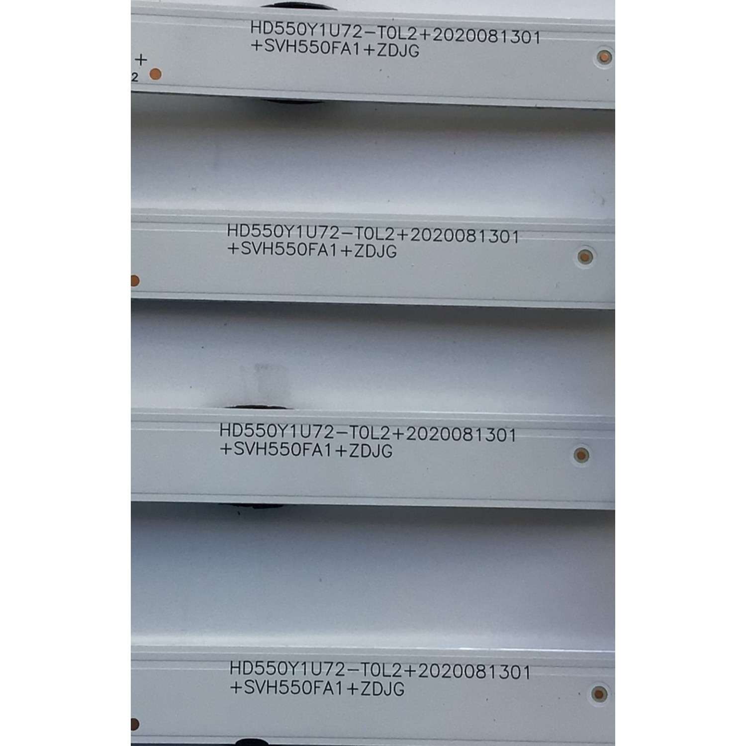 KIT DE LEDS PARA TV HISENSE ORIGINAL 4 PIEZAS / NUMERO DE PARTE SVH550FA1 / HD550Y1U72-T0L2 / 1246021 / 1246709 / HIP7.820.208 / 2021031901 / 2020081301 / ZD_SSC_D550_4X10_01 / PANEL HD55 / MODELO 55R6G / 55A6G / 55R6095G5 / 55R6070G / 55C350KU / 55A65GV - Imagen 5
