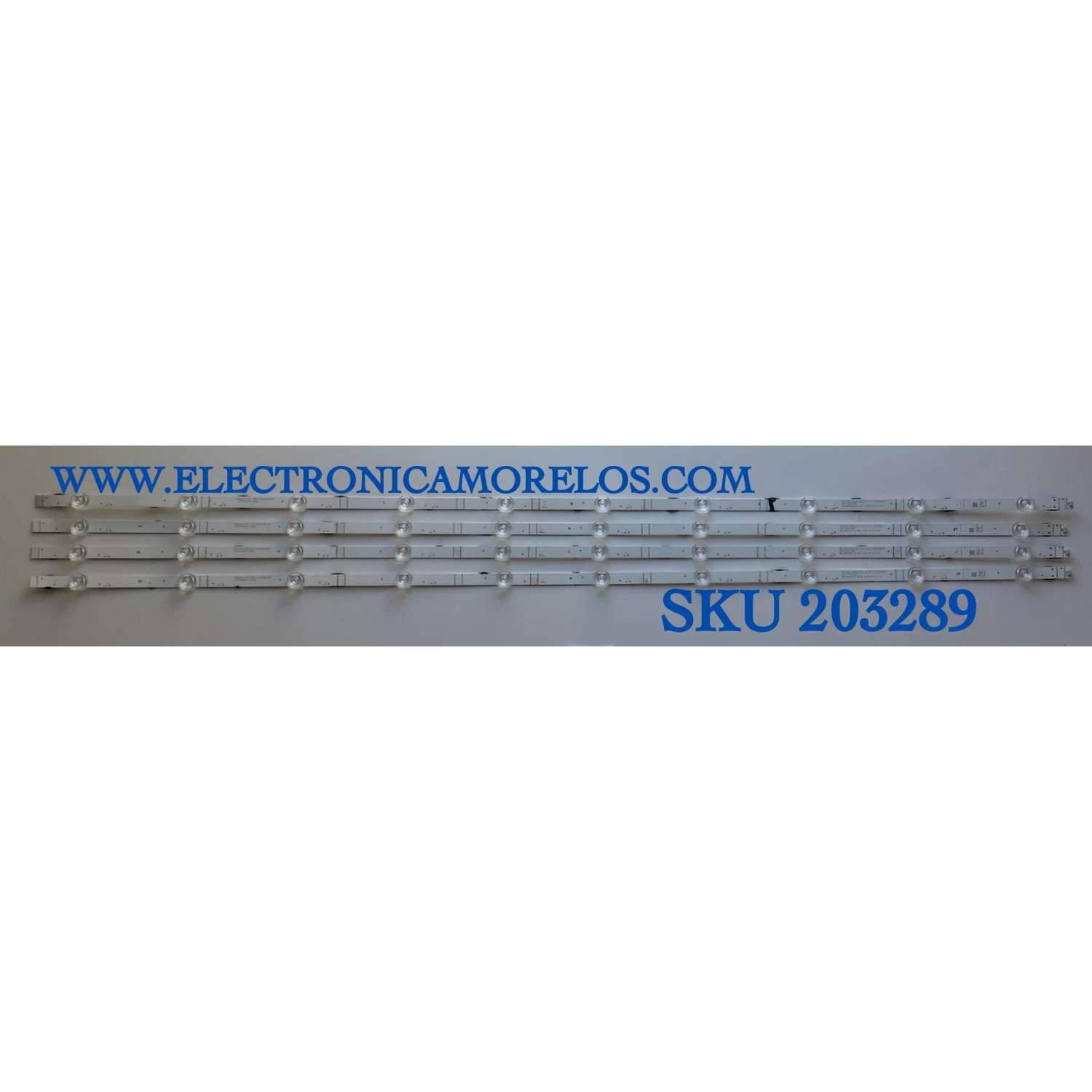 KIT DE LEDS PARA TV HISENSE ORIGINAL 4 PIEZAS / NUMERO DE PARTE SVH550FA1 / HD550Y1U72-T0L2 / 1246021 / 1246709 / HIP7.820.208 / 2021031901 / 2020081301 / ZD_SSC_D550_4X10_01 / PANEL HD55 / MODELO 55R6G / 55A6G / 55R6095G5 / 55R6070G / 55C350KU / 55A65GV