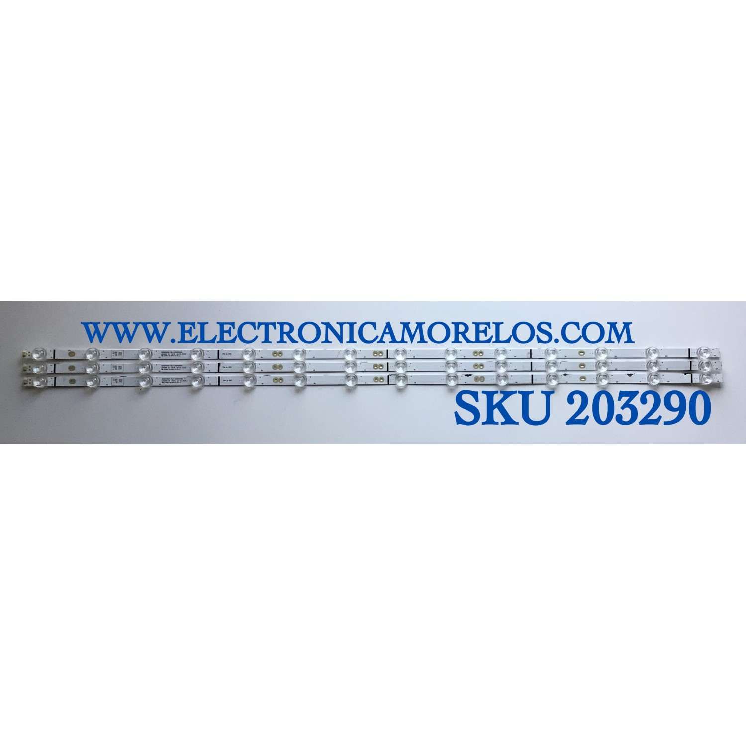 KIT DE LED'S PARA TV HISENSE (3 PIEZAS) / NUMERO DE PARTE LB5009N / LB5009N V0 / HD500X1U92-T0L3-2020032601 / PANEL HD500X1U92-T0L3/S0/GM/R0H / MODELO 50R6090G5