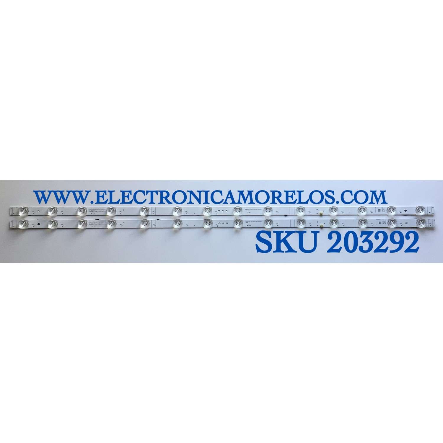 KIT DE LED'S PARA TV HISENSE (2 PIEZAS) / NUMERO DE PARTE HD425X1U81-T0L3+2019110801+SVH425A11 / ZD_SSC_D425_2X14_01_ RFE30_V1.2_20191108 / HIP7.820.150 / 1232141 / E466169 / PANEL HD425X1U51-T0L3/S0/GM/R0H / MODELO 43R6090G5