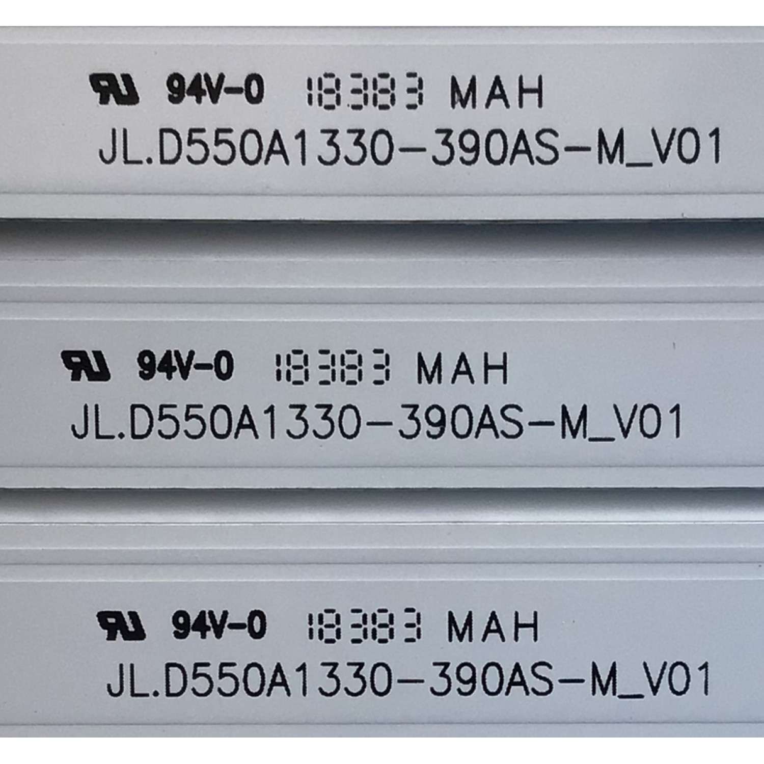 KIT DE LED'S PARA TV ELEMENT (5 PIEZAS) / NUMERO DE PARTE JL.D550A1330-390AS-M / JL.D550A1330-390AS-M_V01 / 21006942 / PANEL LSC550FN11 / MODELOS E4SW5518 / E4SFT5517 H8D1H  - Imagen 2