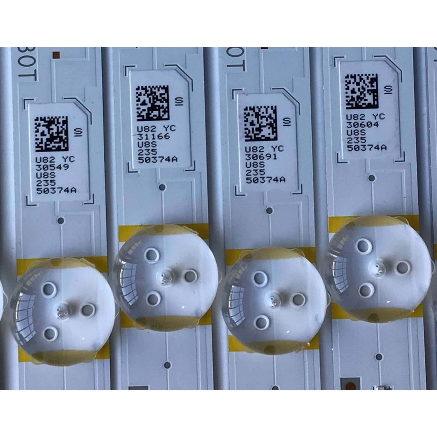 KIT DE LED'S PARA TV SAMSUNG (48 PIEZAS) / NUMERO DE PARTE BN96-50374A / 50374A / L1_Q80T_H5_FAM_S2(5)_R1.0_TC3_100 / LM41-00973A / V0Q8-850SM0-R0 / GS-AL2 / PANEL CY-TT085FMAV3H / MODELOS QN85Q80TAFXZA / QN85Q80TAFXZA /  QN85Q80AAFXZA - Imagen 4
