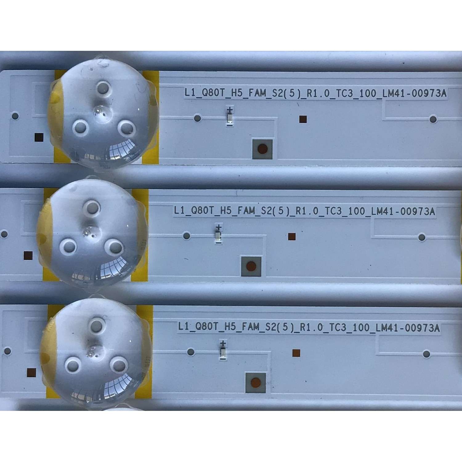 KIT DE LED'S PARA TV SAMSUNG (48 PIEZAS) / NUMERO DE PARTE BN96-50374A / 50374A / L1_Q80T_H5_FAM_S2(5)_R1.0_TC3_100 / LM41-00973A / V0Q8-850SM0-R0 / GS-AL2 / PANEL CY-TT085FMAV3H / MODELOS QN85Q80TAFXZA / QN85Q80TAFXZA /  QN85Q80AAFXZA - Imagen 2