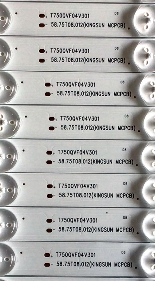 KIT DE LED'S PARA TV VIZIO (24 PIEZAS) / NUMERO DE PARTE LB75019 / LB75019 V5_04-KS / T750QVF04V301 / 58.75T08.012 / 81010 / 21935B / PANEL T750QVF04.5 / MODELO P75Q9-H1 - Imagen 4