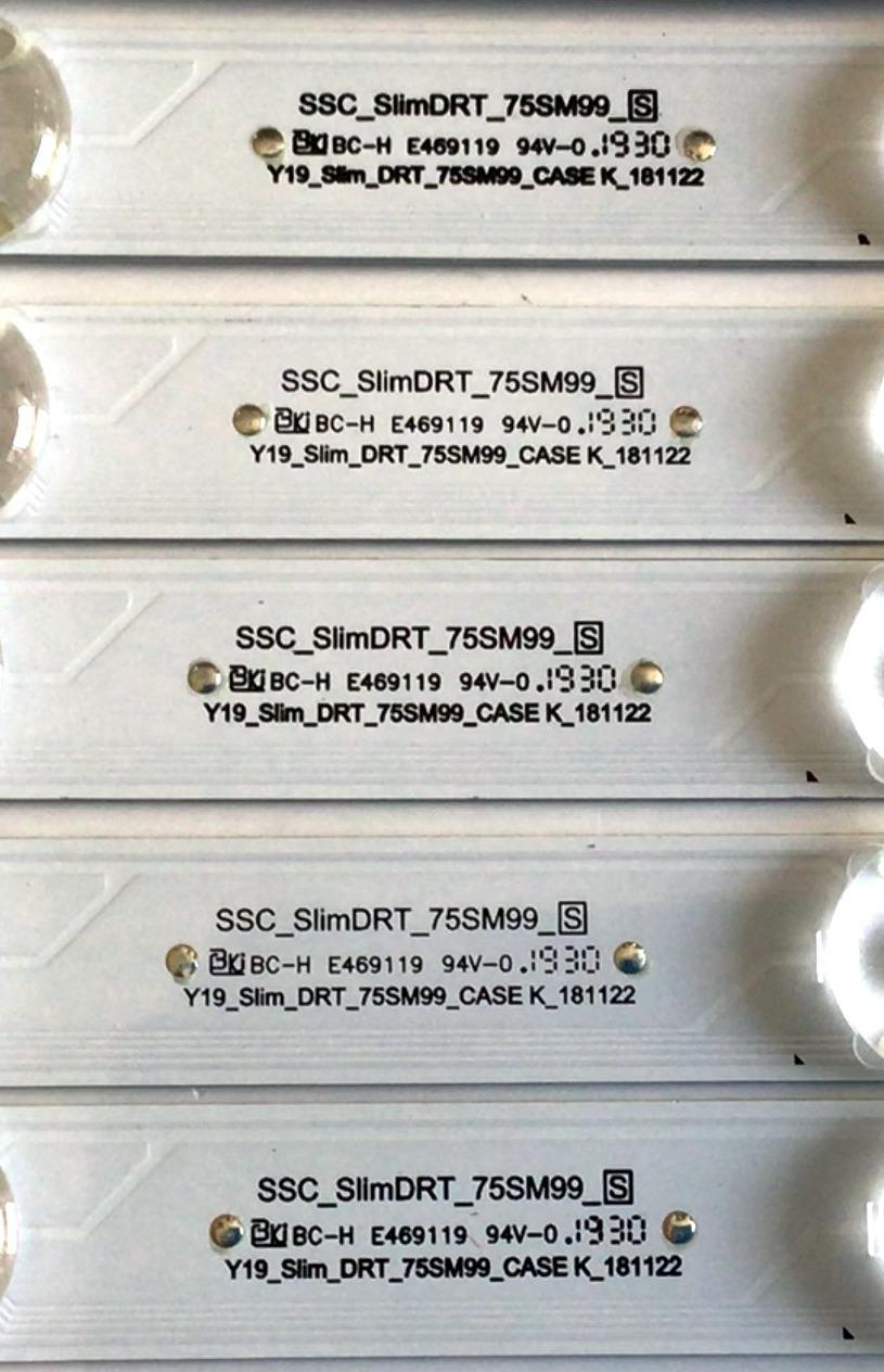 KIT DE LED'S PARA TV LG (INCOMPLETO SOLO 26 PIEZAS) / NUMERO DE PARTE EAV64593101 / SSC_SLIMDRT_75SM99_S / Y19_SLIM_DRT_75SM99_CASE K_181122 / PANEL NC750DZD-AAH / MODELO 75SM9970PUA / 75SM9970PUA.AUSYUH / NOTA IMPORTANTE:KIT CONSTA DE 30 PIEZAS EN TOTAL - Imagen 4