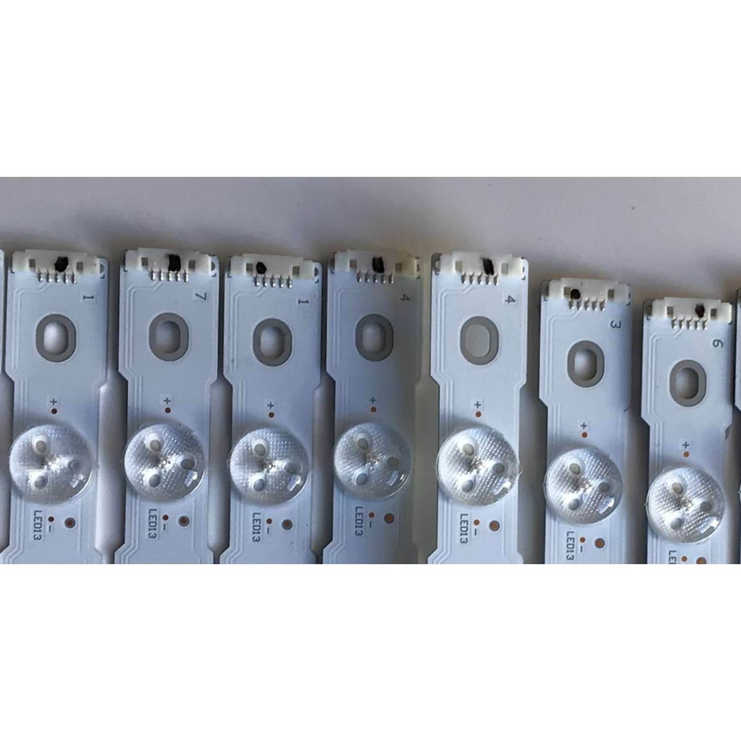 KIT DE LEDS PARA TV SONY ORIGINAL 24 PIEZAS / NUMERO DE PARTE 75030DB20AU1 / MBL-75030DB20AU1L / MBL-75030DB20AU1R / E313218 / PANEL YD9S075DTU01 / MODELO XBR-75X950G / XBR75X950G - Imagen 6