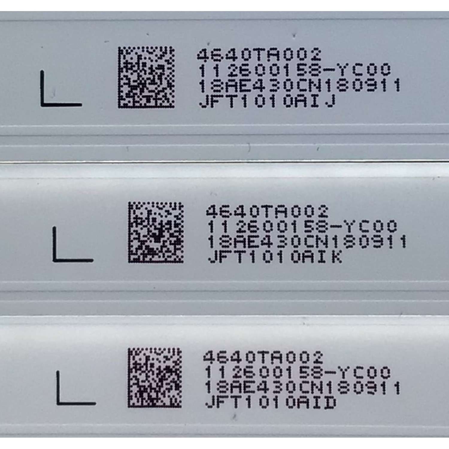 KIT DE LED'S PARA TV ELEMENT (3 PIEZAS) / NUMERO DE PARTE 3P40TA002-A1 / 3P40TA002-A1 20180509 / 4640TA002 / PANEL T395-TAF-DLED / MODELO E25W3918 / ELST4017  J8H0M - Imagen 3