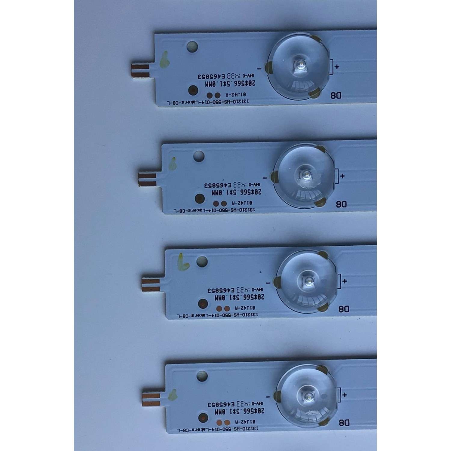 KIT DE LED'S PARA TV VIZIO (12 PIEZAS) / NUMERO DE PARTE 56.38005.030 / 131210-WS-550-014-LAKERS-C8-R / 131210-WS-550-014-LAKERS-C8-L / PANEL'S T550HVN03.0 / T550HVN03.2 / MODELOS E550I-B2 / E550I-B2 LWZ2PPAQ - Imagen 2