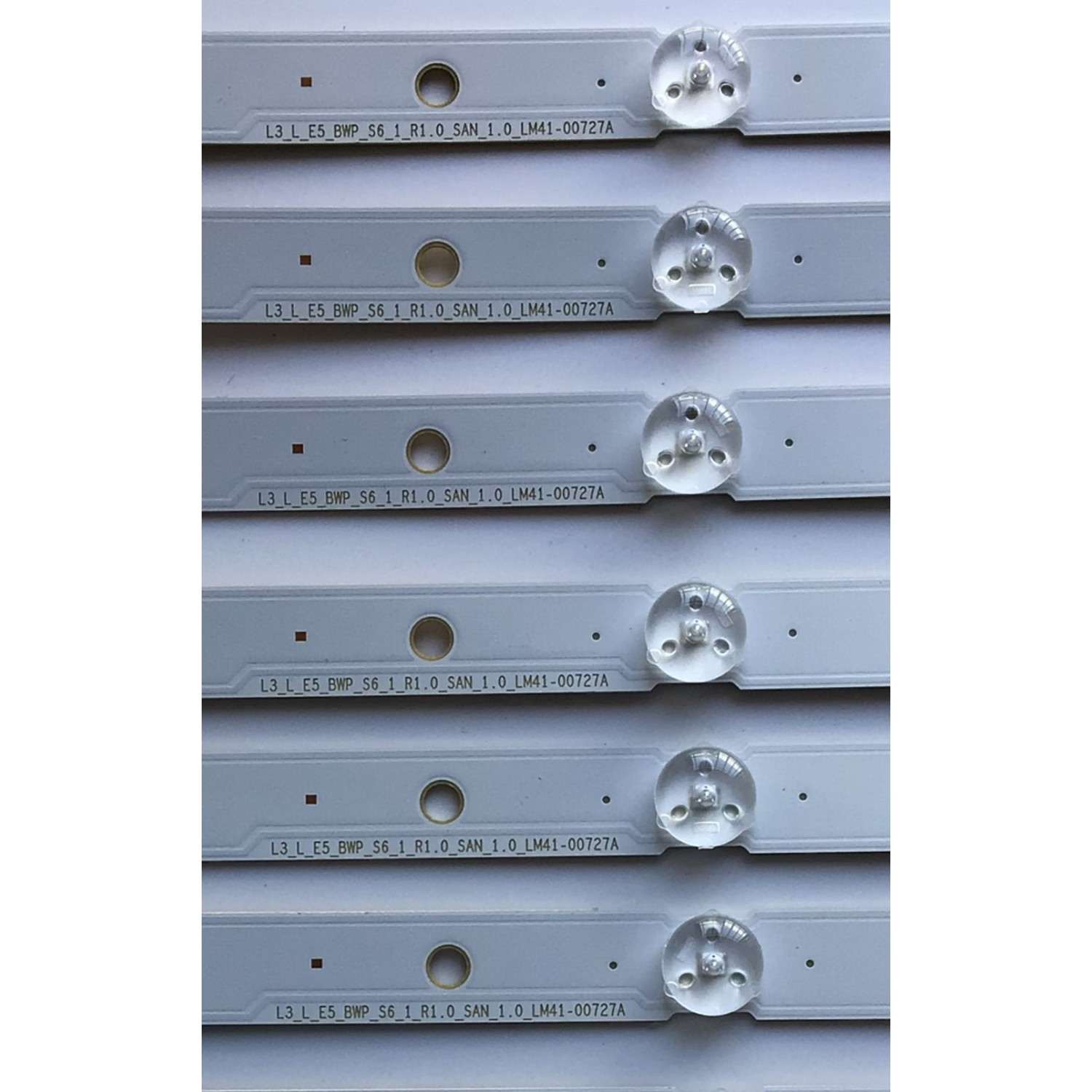KIT DE LED'S PARA TV SONY (10 PIEZAS) / NUMERO DE PARTE LM41-00727A / L3_L_E5_BWP_S6_1_R1.0_SAN 1.0 / PANEL YS9F055CND01 / MODELOS KD-55X750H / XBR-55X800G / KD55X750H / XBR55X800 - Imagen 2