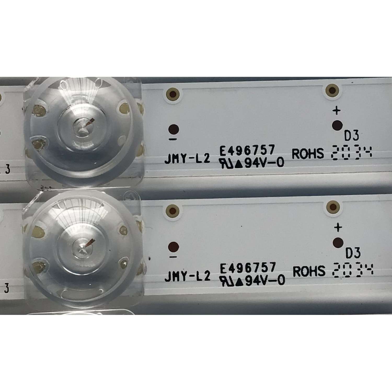 KIT DE LEDS ORIGINAL PARA TV TCL 6 PIEZAS / NUMERO DE PARTE TCL-75F8-3030FC / TCL-75F8-3030FC-A-LX20200601 VER.3 / TCL-75F8-3030FC-B-LX20200601 VER.3 / YHA-4CLB7514-YH / PANEL LVU750NDEL-CD9W03 V2 / MODELO 75S431 / 75S434 - Imagen 4