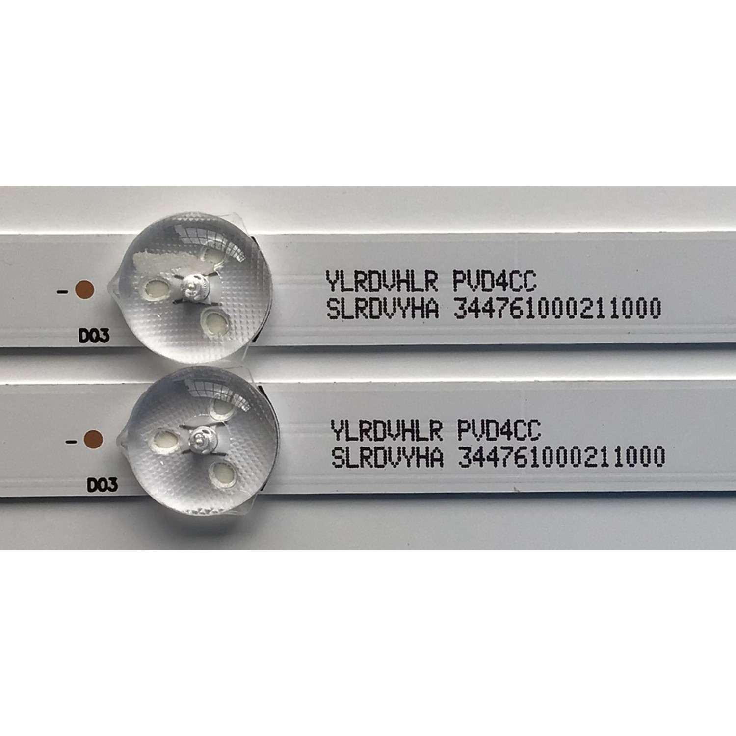 KIT DE LED'S PARA TV INSIGNIA (2 PIEZAS) / NUMERO DE PARTE 2D03689 / SHINEON 2D03689 REV.A / S0192 / SLRDVYHA 34476100021 1000 / YLRDVHLR PVD4CC / PANEL BOEI236WX1 / MODELO NS-24D310NA19 - Imagen 3