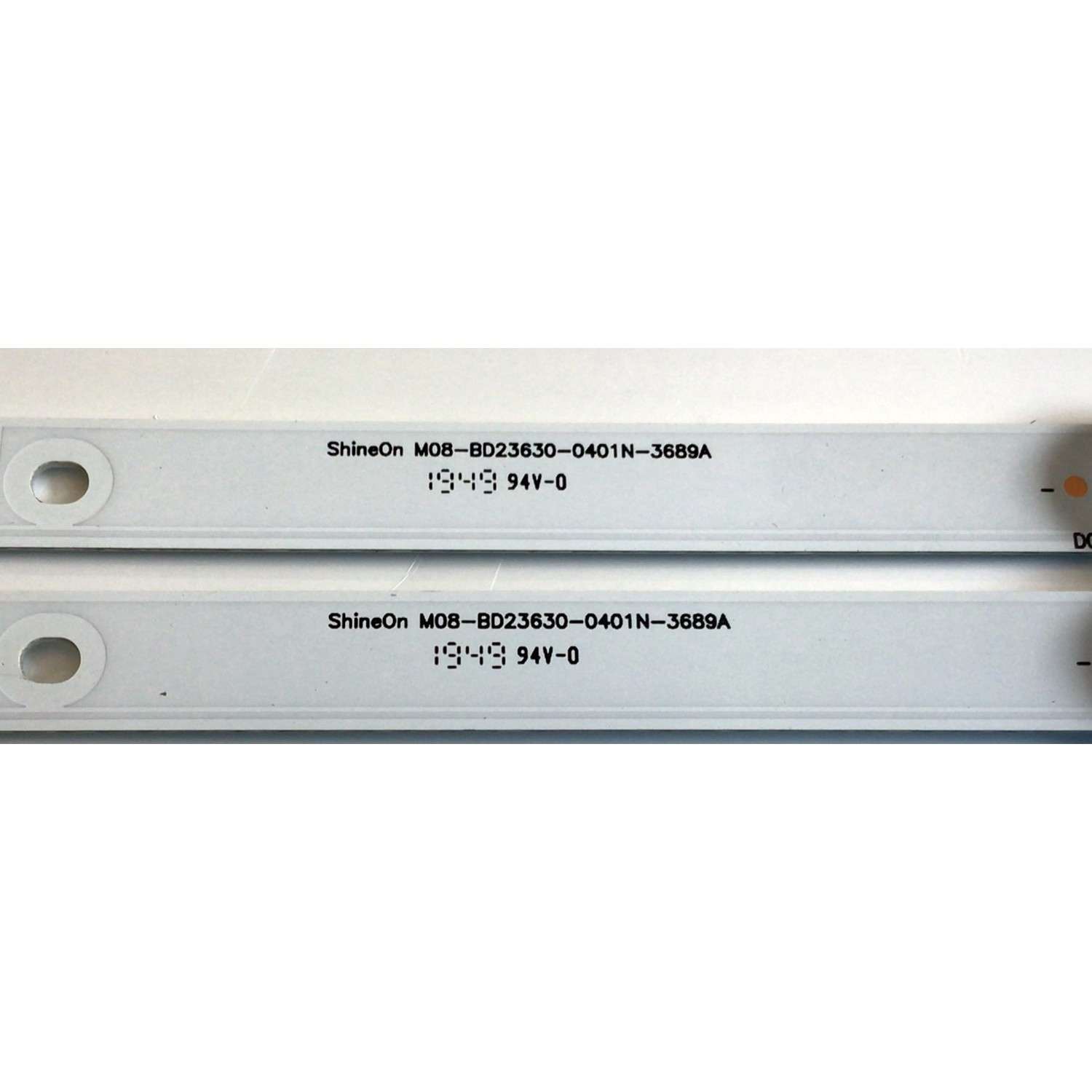 KIT DE LED'S PARA TV INSIGNIA (2 PIEZAS) / NUMERO DE PARTE M08-BD23630-0401N-3689A / YCBDXYCB / PXD4CB / SCBDX51 / 70401-001005 / PANEL BOEI236WX1 / MODELO NS-24D310NA19 / NS-24D310NA21 - Imagen 2