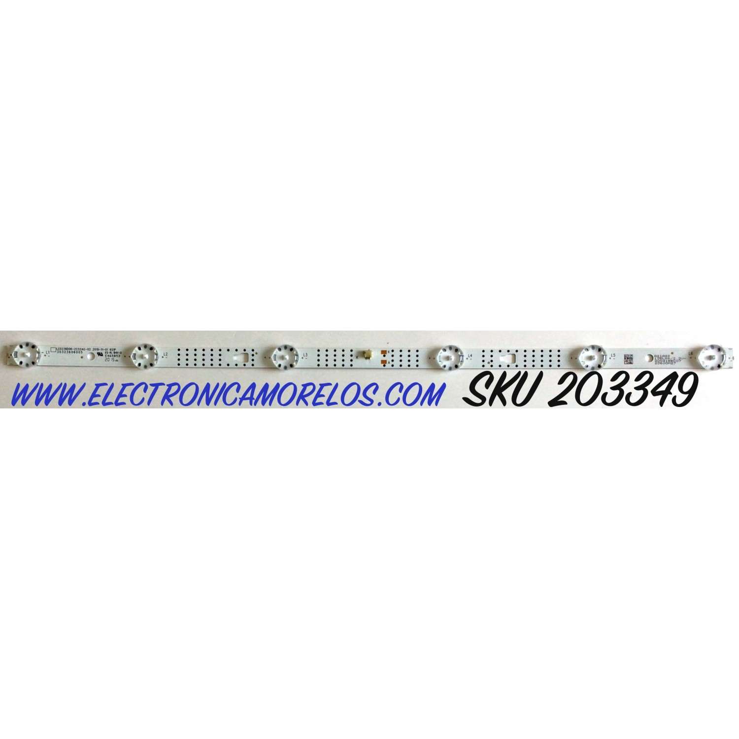 LED PARA TV INSIGNIA / NUMERO DE PARTE LED236D06-ZC52AG-02 / 30323606005 / 30323606007D / 23600M27 / PANEL'S V236BJ1-P01 / PT236AT02-4 / MODELO NS-24DF310NA21