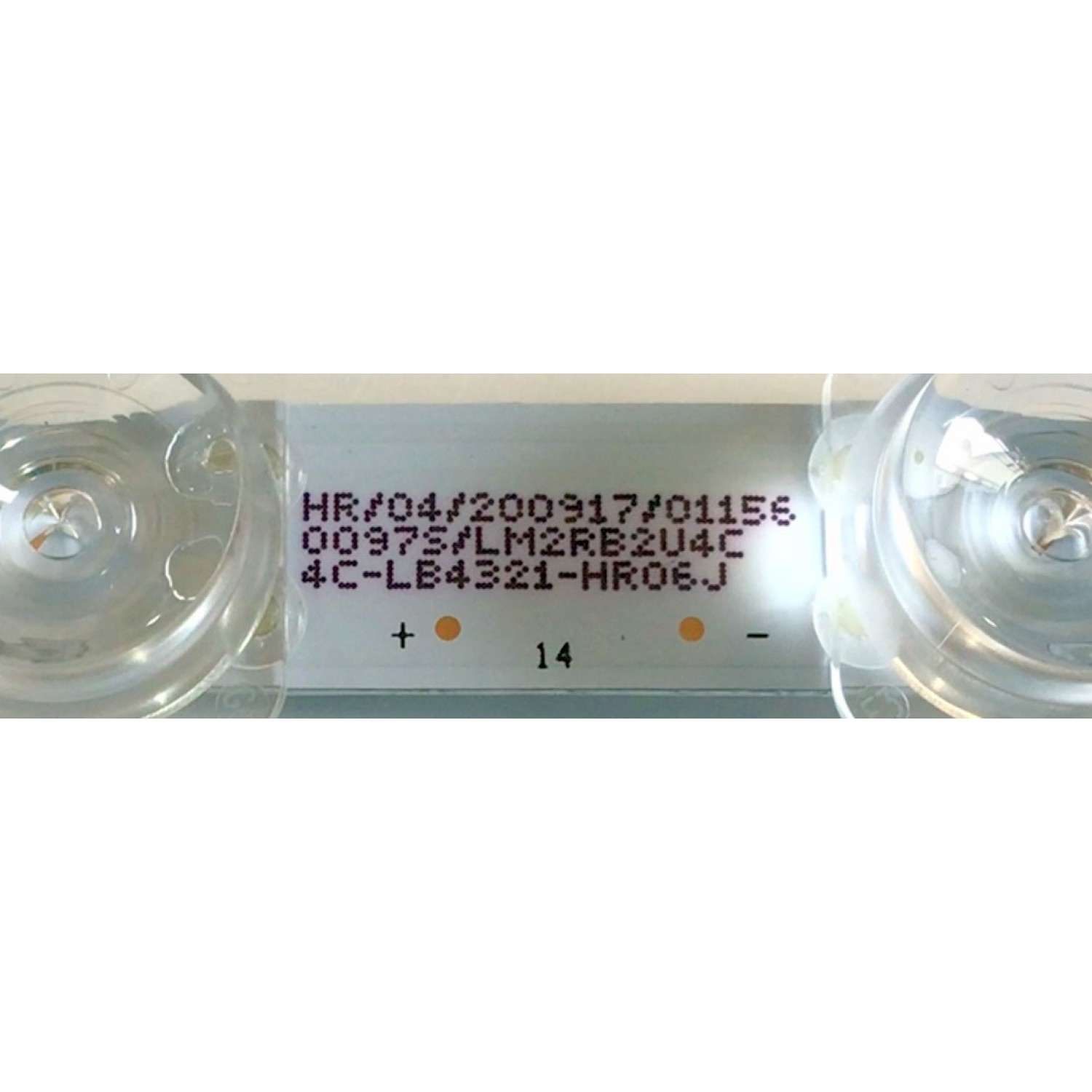 LED PARA TV TCL 1 PIEZA ORIGINAL  / NUMERO DE PARTE 43HR330M21A1 V0 / 43HR330M21A1 / 4C-LB4321-HR / 4C-LB4321-HR03J / PANEL LVU430NDEL MS9W04 / DISPLAY V430DJ1-Q01 REV.C1 / MODELOS 43S435 / 43S434 / 43S431 - Imagen 4