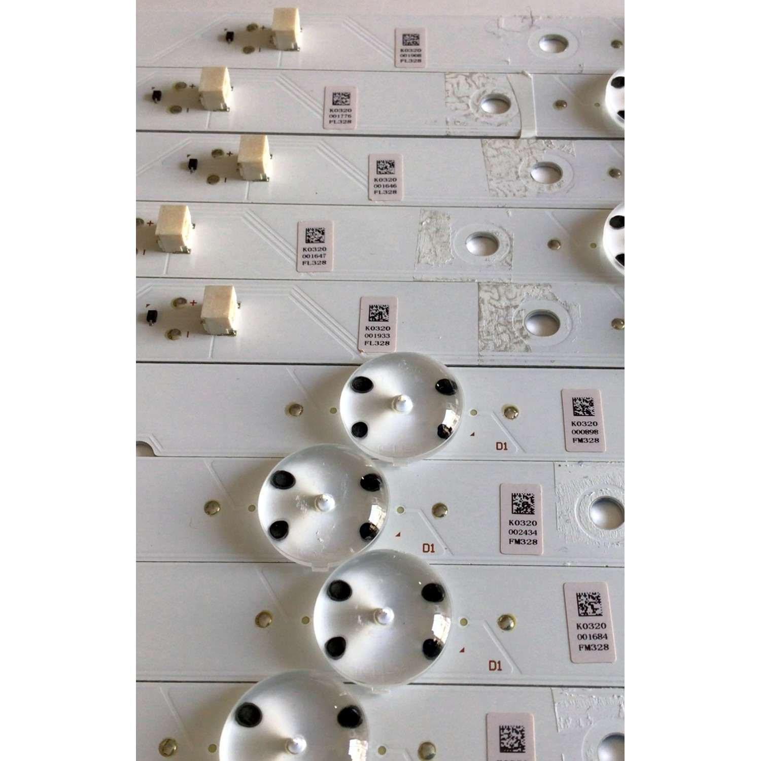 KIT DE LED'S PARA TV VIZIO (10 PIEZAS) / NUMERO DE PARTE FY19 VIZIO 60 INCH_TYPEA_V605_R03_181210 / FY19 VIZIO 60 INCH_TYPEB_V605_R03_181210 / FM328 / FL328 / K0320 / PANEL SD600DU1-1 / MODELO V605-G3 - Imagen 5