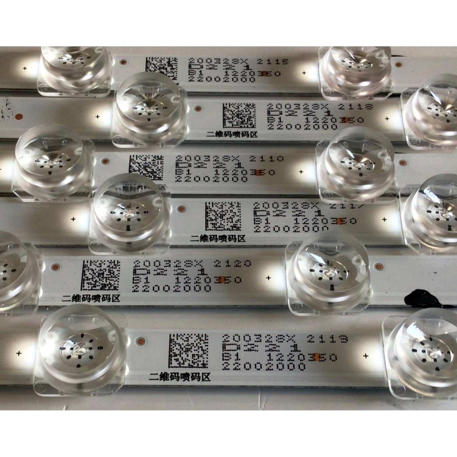 KIT DE LED'S PARA TV HISENSE (6 PIEZAS) / NUMERO DE PARTE SVH650AH8 / CRH-BX65X1U813030T060999P-REV1.2 / HD650X1U81-T0L1-2019092501 / 200328X / 22002000 / 1220350 / PANEL HD650X1U81-L1/S0/GM/ROH / MODELO 65R6E3 / 65R6E4 / 65R6090G / 65A60 GMV - Imagen 3