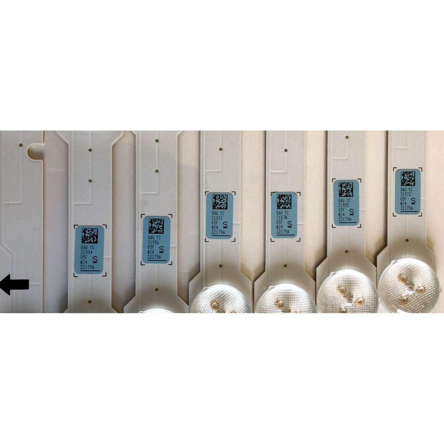 KIT DE LEDS ORIGINAL PARA TV SAMSUNG 12 PIEZAS / NUMERO DE PARTE BN96-32178A / BN96- 32179A / 32178A / 32179A / SAMSUNG_2014SVS_UHD_50_3228_L08_REV1.1 / R06_REV1.1 / LM41-00088Z / LM41-00088Y / PANEL CY-GH050HGNV9H / MODELO UN50HU6950FXZA / UN50HU6900FXZA - Imagen 3
