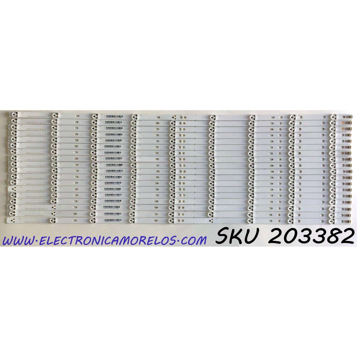 KIT DE LED'S PARA TV SONY (18 PIEZAS) / NUMERO DE PARTE SVA650A09_REV04_9LED_140618 / SD65S0AE0 / PANEL T650QVF06.2 / MODELOS XBR-65X850C / XBR65X850C