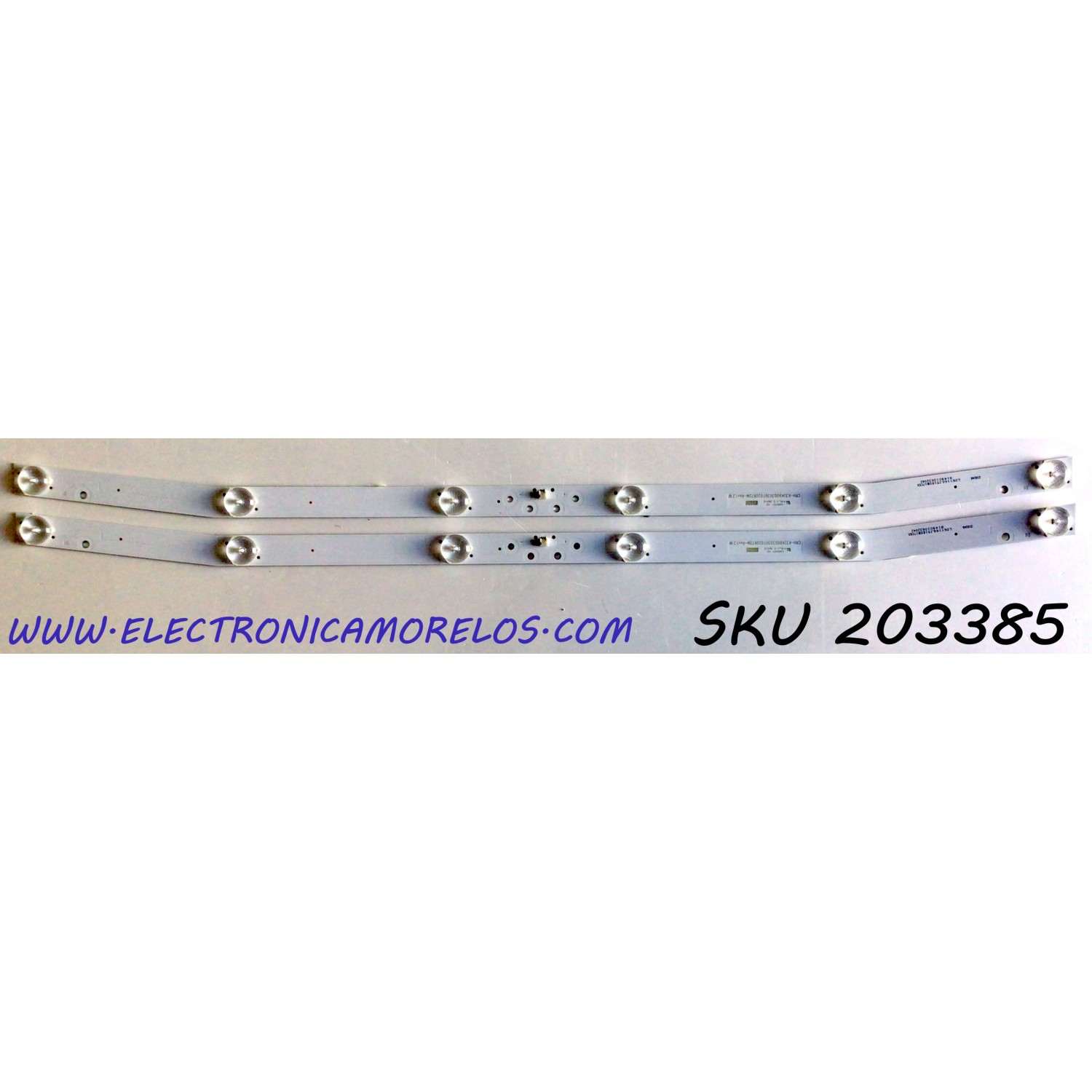KIT DE LED'S PARA TV ELEMENT / PROSCAN (2 PIEZAS) / NUMERO DE PARTE CRH-K32K6003030T020672M / CRH-K32K6003030T020672M-REV1.2W / L06Y166J51EDB17CEK / 8149010632042 / PANEL CN320CN7260 / MODELOS ELEFW328 / ELST3216H H7B9M / PLDV321300 A1703 / IM-49US820