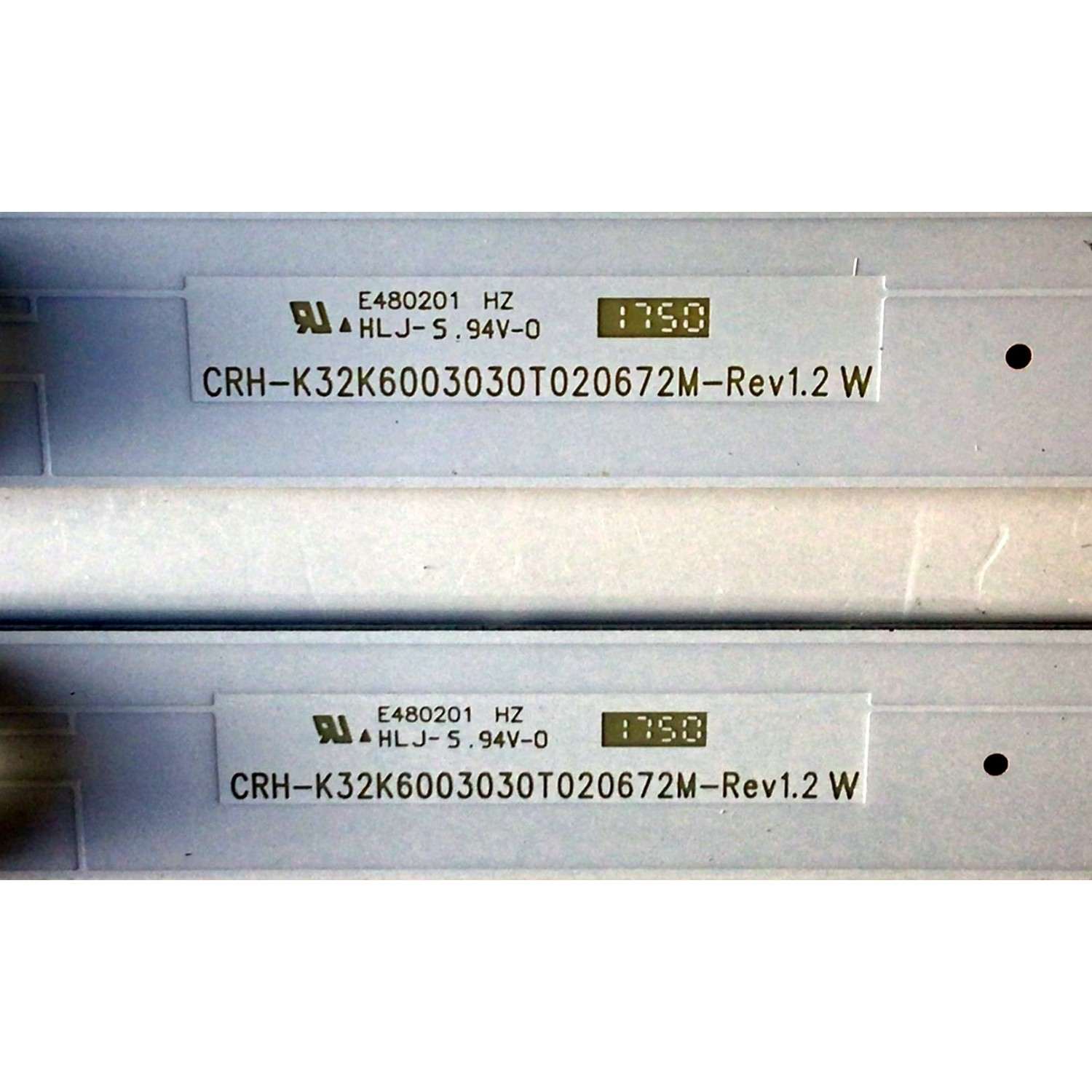 KIT DE LED'S PARA TV ELEMENT / PROSCAN (2 PIEZAS) / NUMERO DE PARTE CRH-K32K6003030T020672M / CRH-K32K6003030T020672M-REV1.2W / L06Y166J51EDB17CEK / 8149010632042 / PANEL CN320CN7260 / MODELOS ELEFW328 / ELST3216H H7B9M / PLDV321300 A1703 / IM-49US820 - Imagen 4